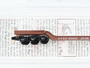 N Scale Micro-Trains MTL 109040 ATSF Santa Fe Flat Car 90000 RTR