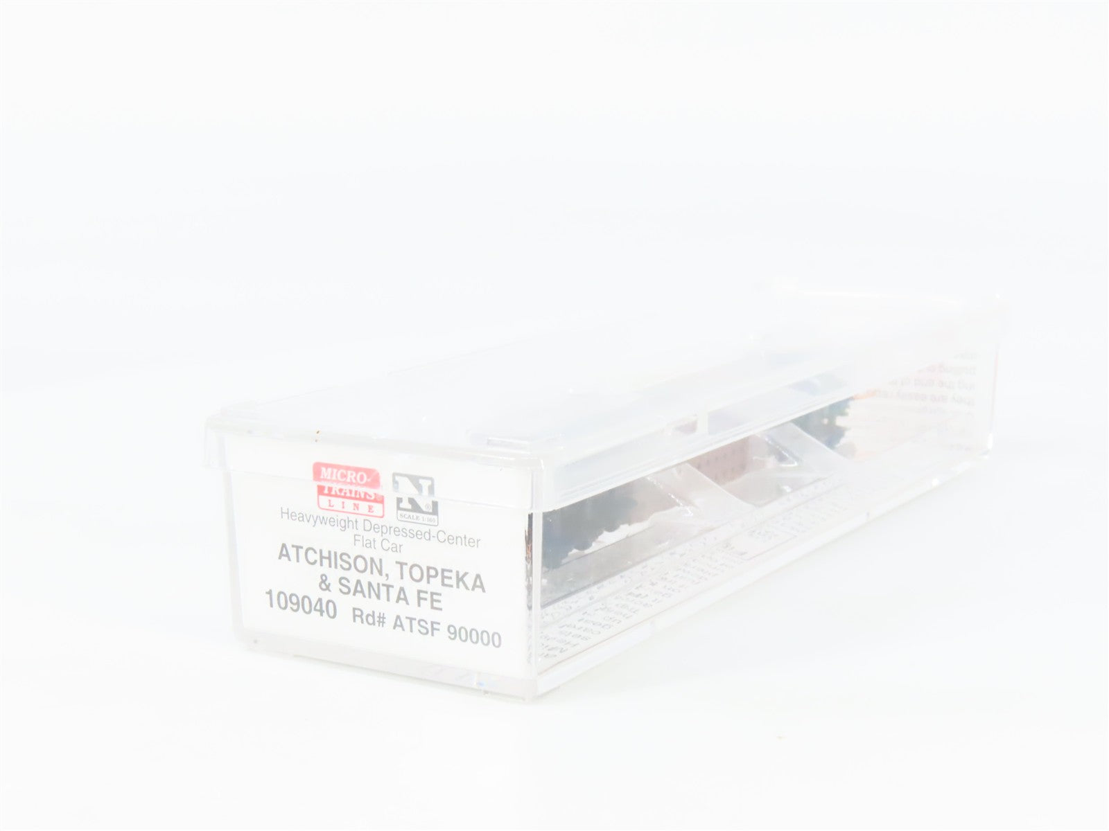 N Scale Micro-Trains MTL 109040 ATSF Santa Fe Flat Car 90000 RTR