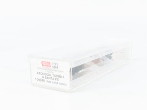 N Scale Micro-Trains MTL 109040 ATSF Santa Fe Flat Car 90000 RTR