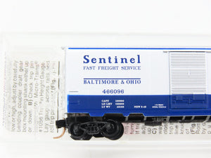 N Scale Micro-Trains MTL 20256 Baltimore & Ohio 40' Standard Box Car 466096 RTR