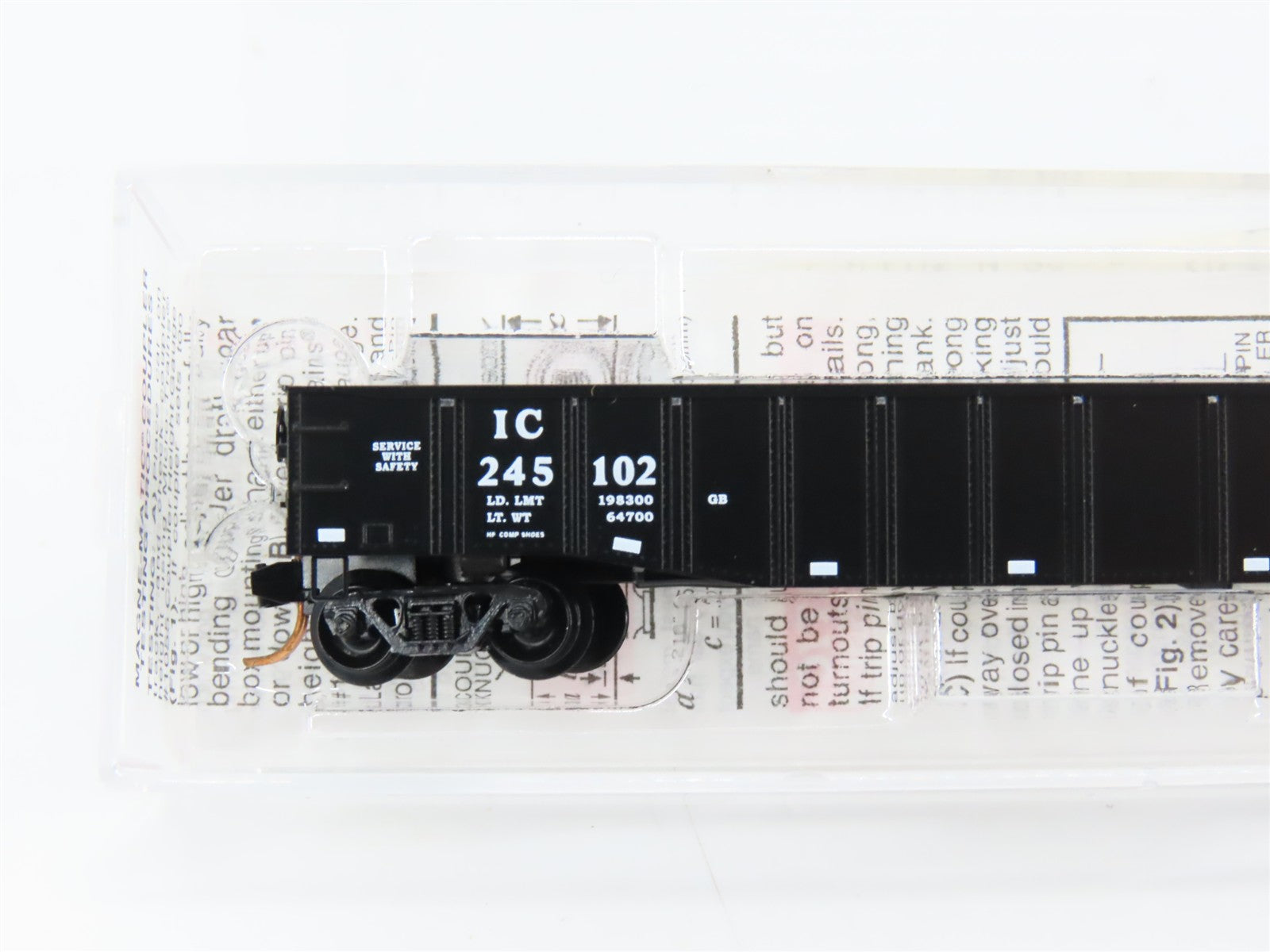 N Scale Micro-Trains MTL 105550 IC Illinois Central Gondola 245102 RTR