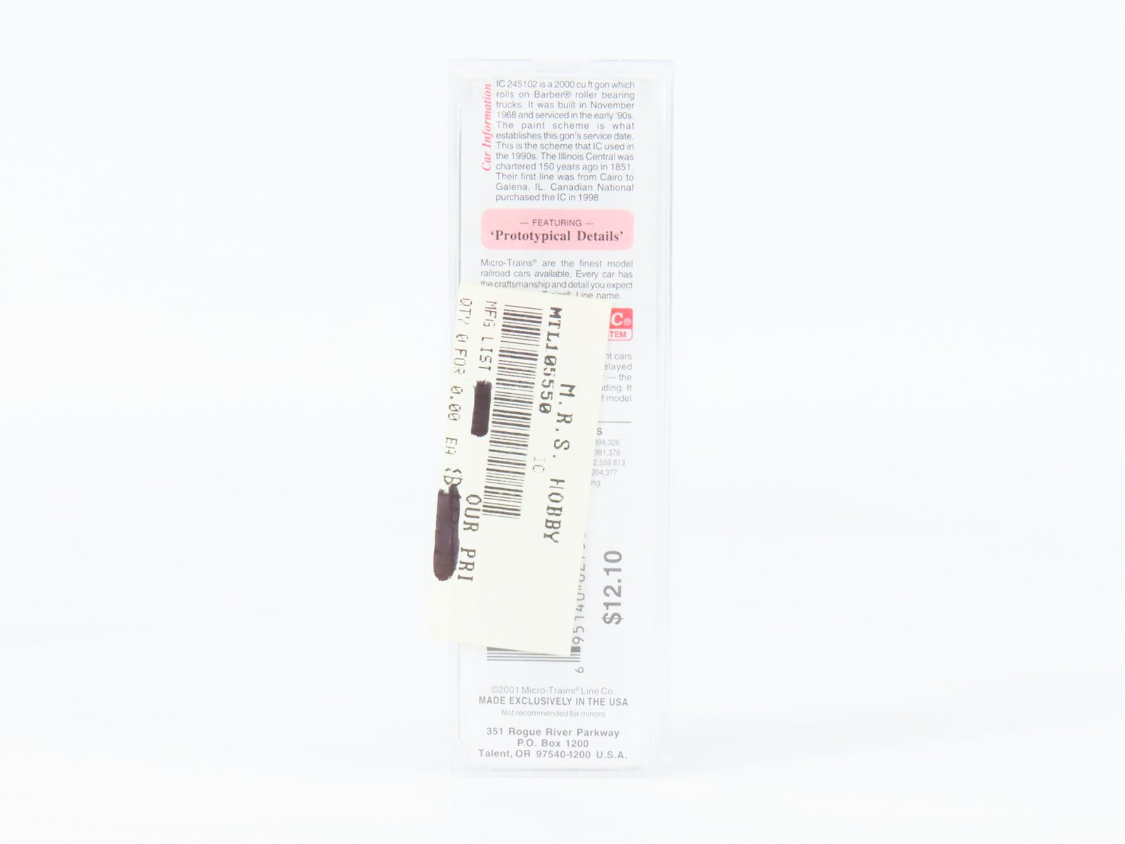 N Scale Micro-Trains MTL 105550 IC Illinois Central Gondola 245102 RTR