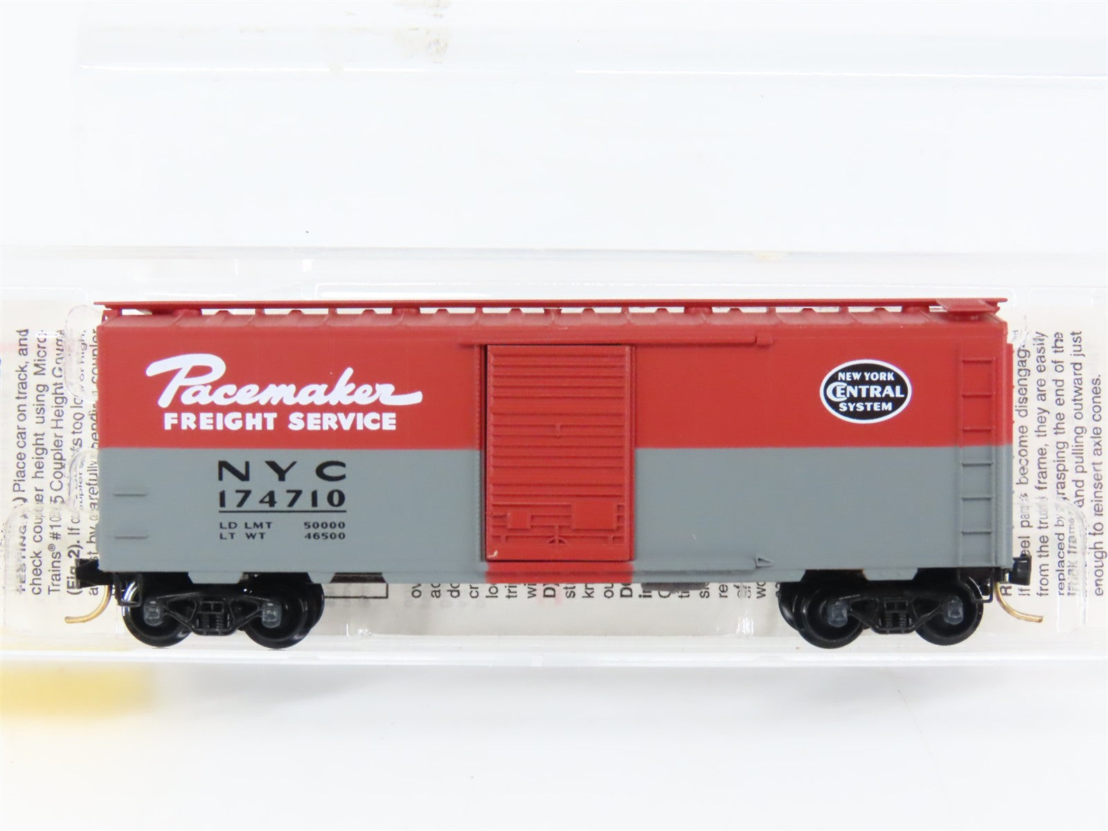 N Scale Micro-Trains MTL 20240 NYC New York Central 40' Box Car 174710 RTR