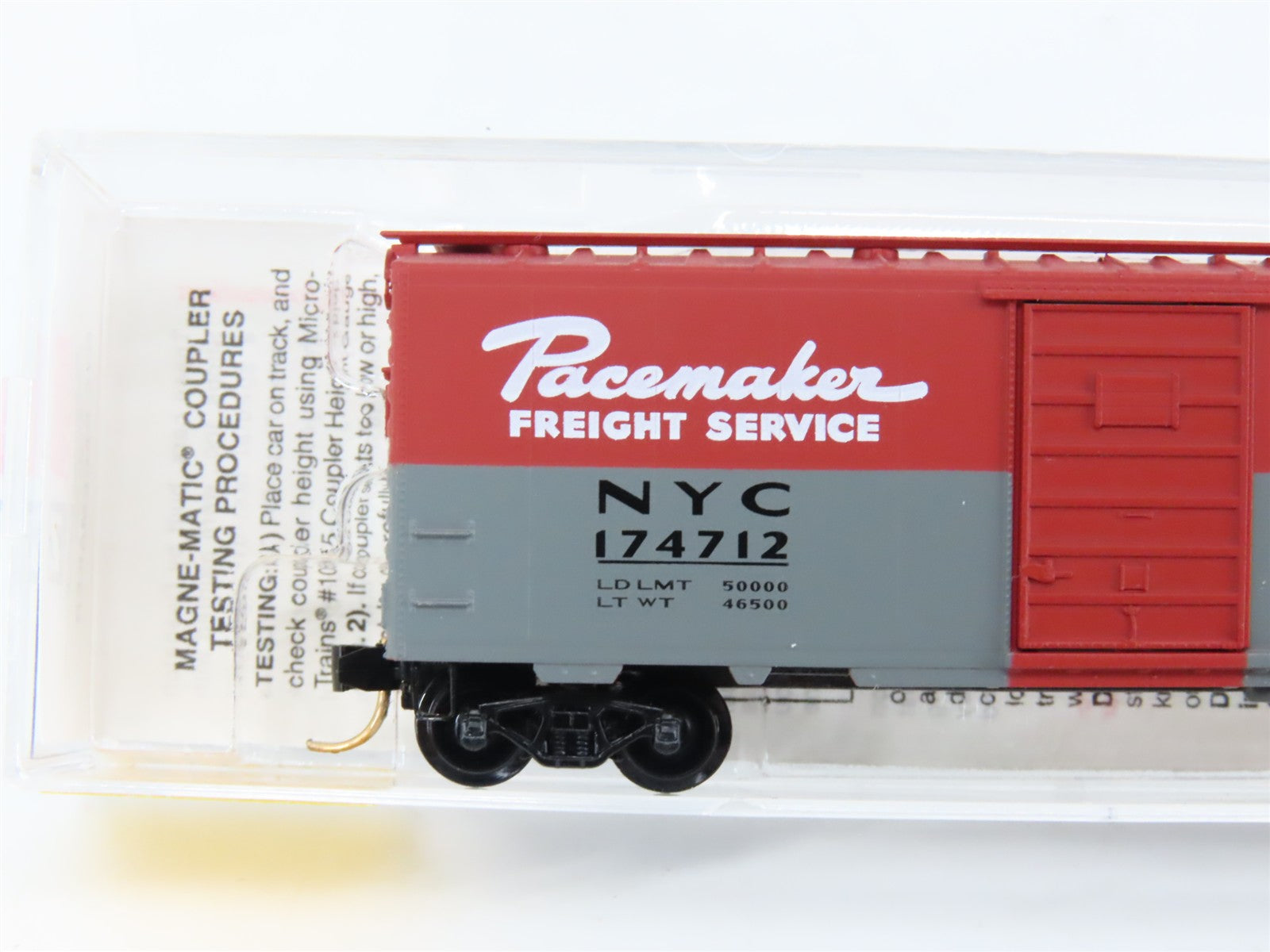 N Scale Micro-Trains MTL 20240 NYC New York Central 40' Box Car 174712 RTR