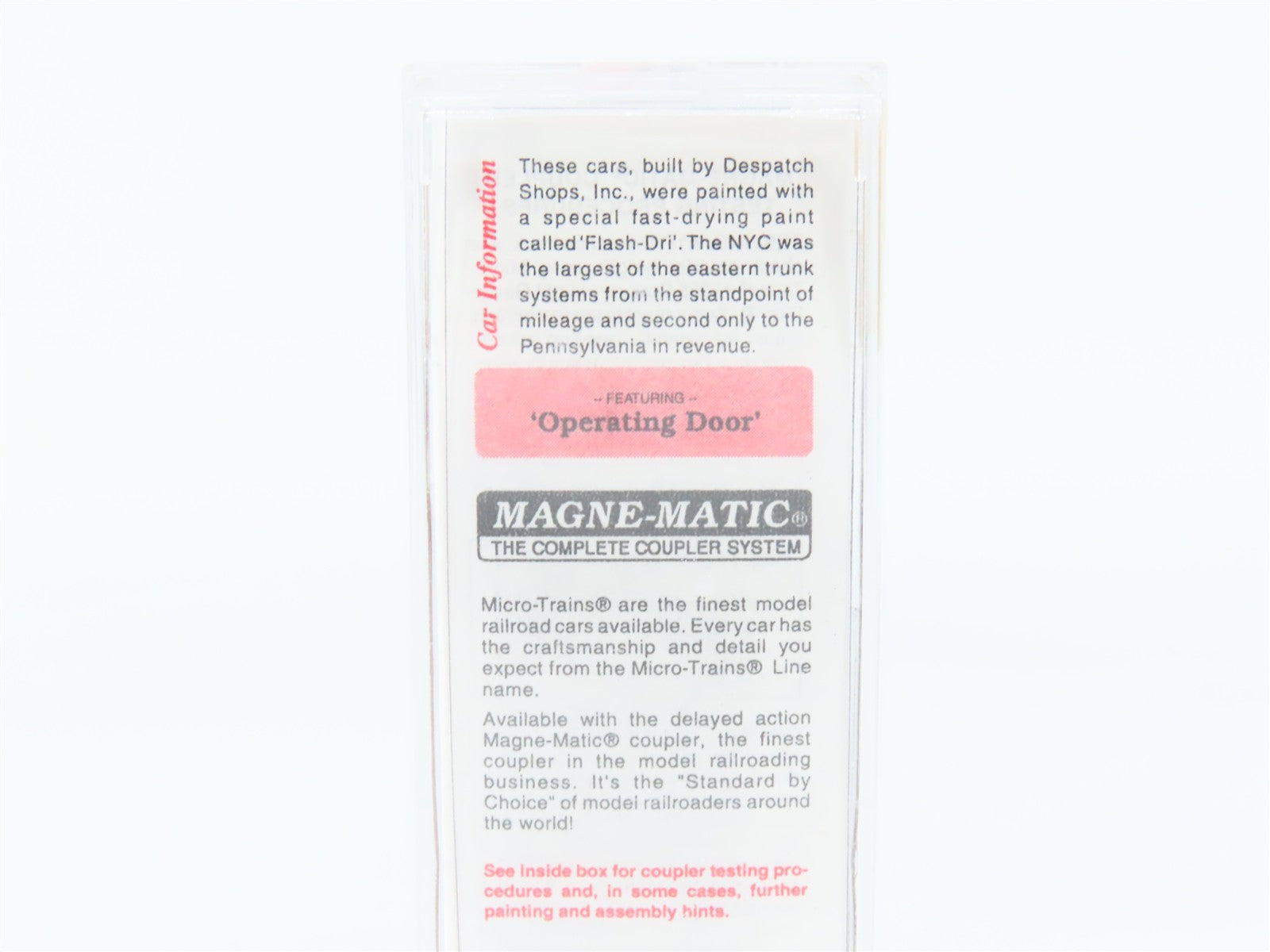 N Scale Micro-Trains MTL 20240 NYC New York Central 40' Box Car 174712 RTR