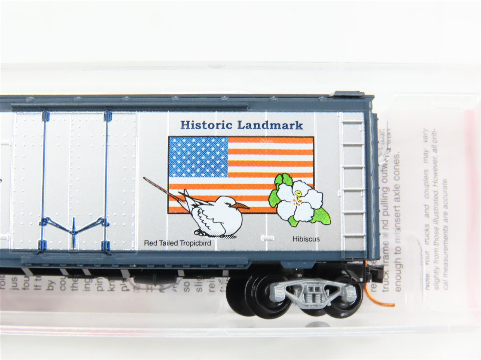 N Scale Micro-Trains MTL WK Wake Island 40' Plug Door Box Car 1899 RTR
