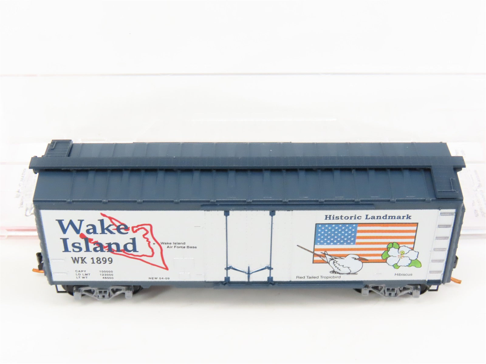 N Scale Micro-Trains MTL WK Wake Island 40' Plug Door Box Car 1899 RTR