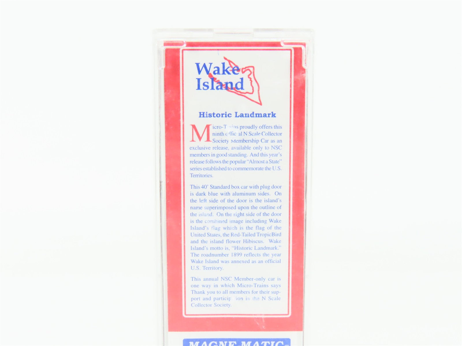 N Scale Micro-Trains MTL WK Wake Island 40' Plug Door Box Car 1899 RTR