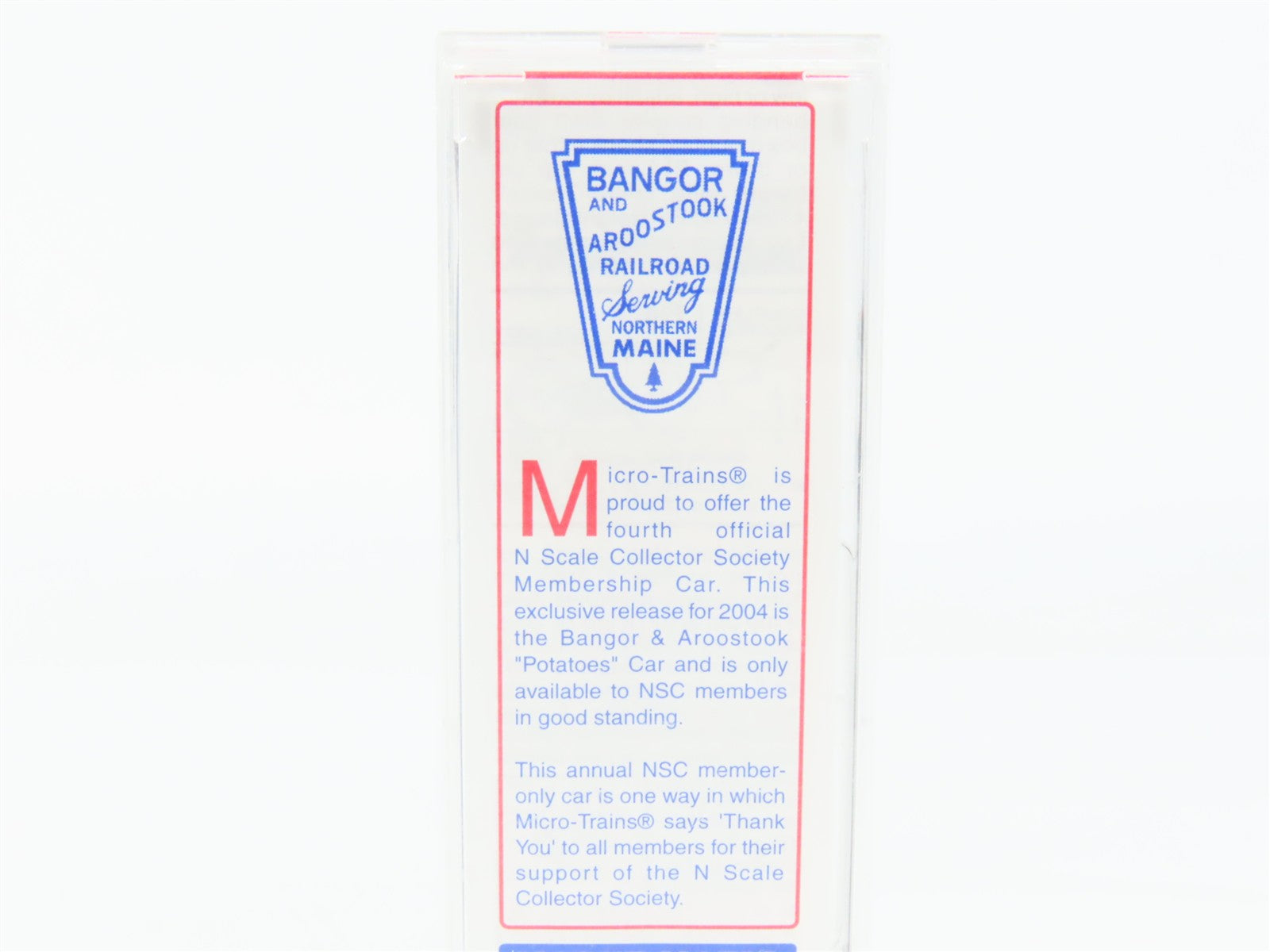 N Scale Micro-Trains MTL B.A.R.5157 BAR Bangor & Aroostook 40' Reefer 5157 RTR