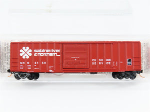 N Scale Micro-Trains MTL 25100 Sabine River & Northern 50' Rib Side Box Car RTR