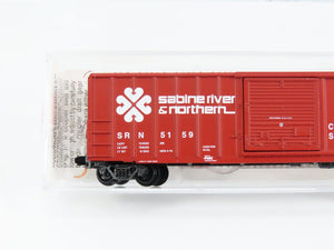 N Scale Micro-Trains MTL 25100 Sabine River & Northern 50' Rib Side Box Car RTR