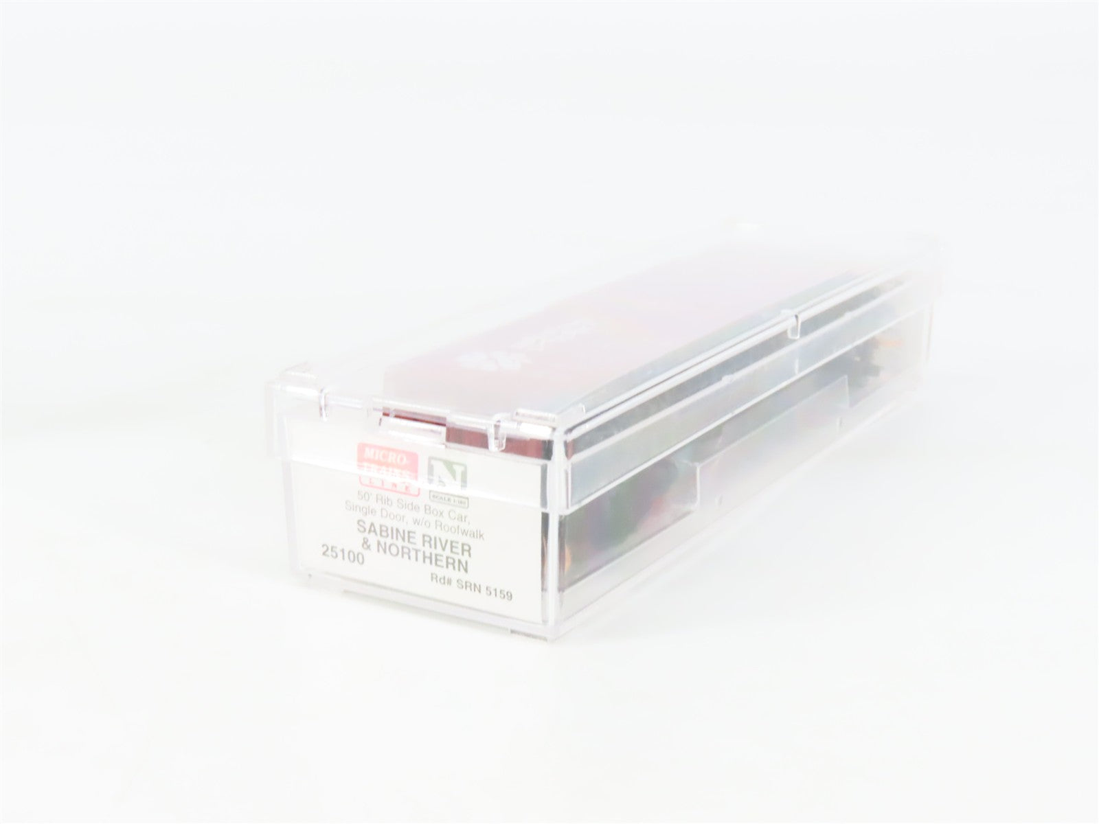 N Scale Micro-Trains MTL 25100 Sabine River & Northern 50' Rib Side Box Car RTR