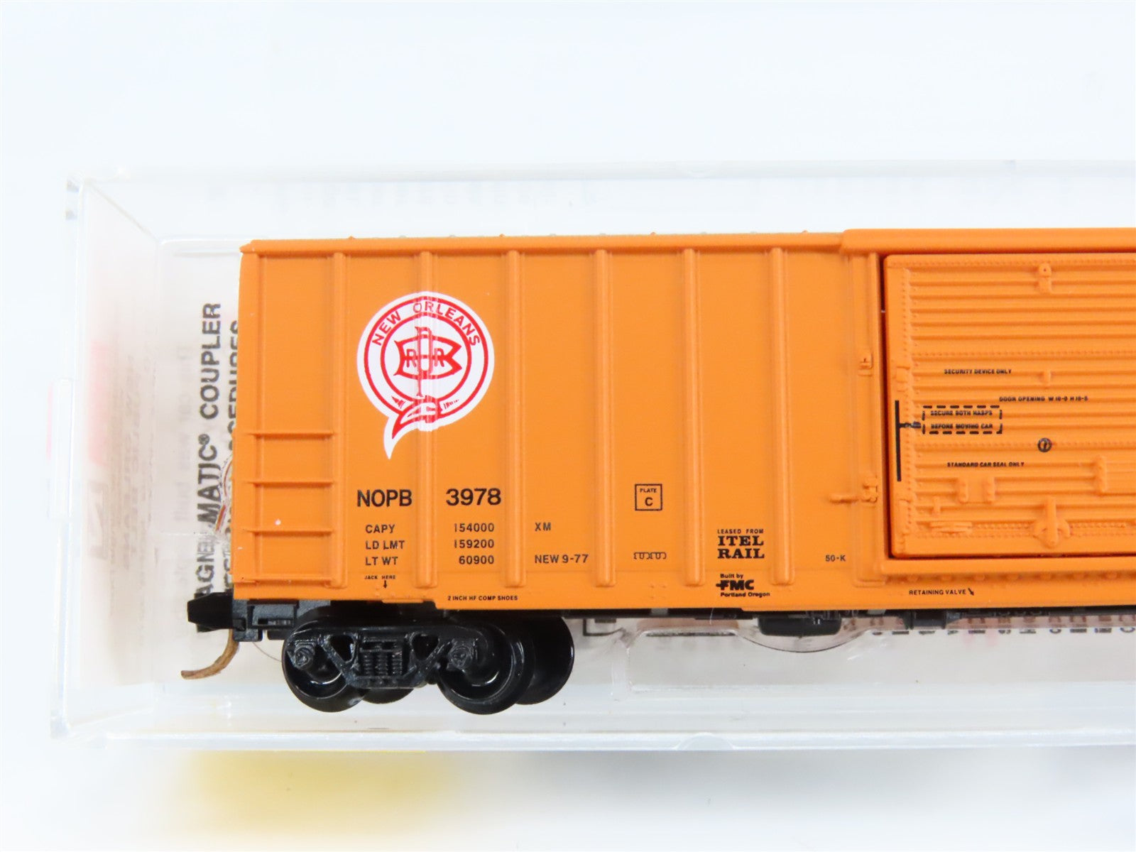 N Scale Micro-Trains MTL 25110 New Orleans Public Belt Railroad 50' Box Car RTR