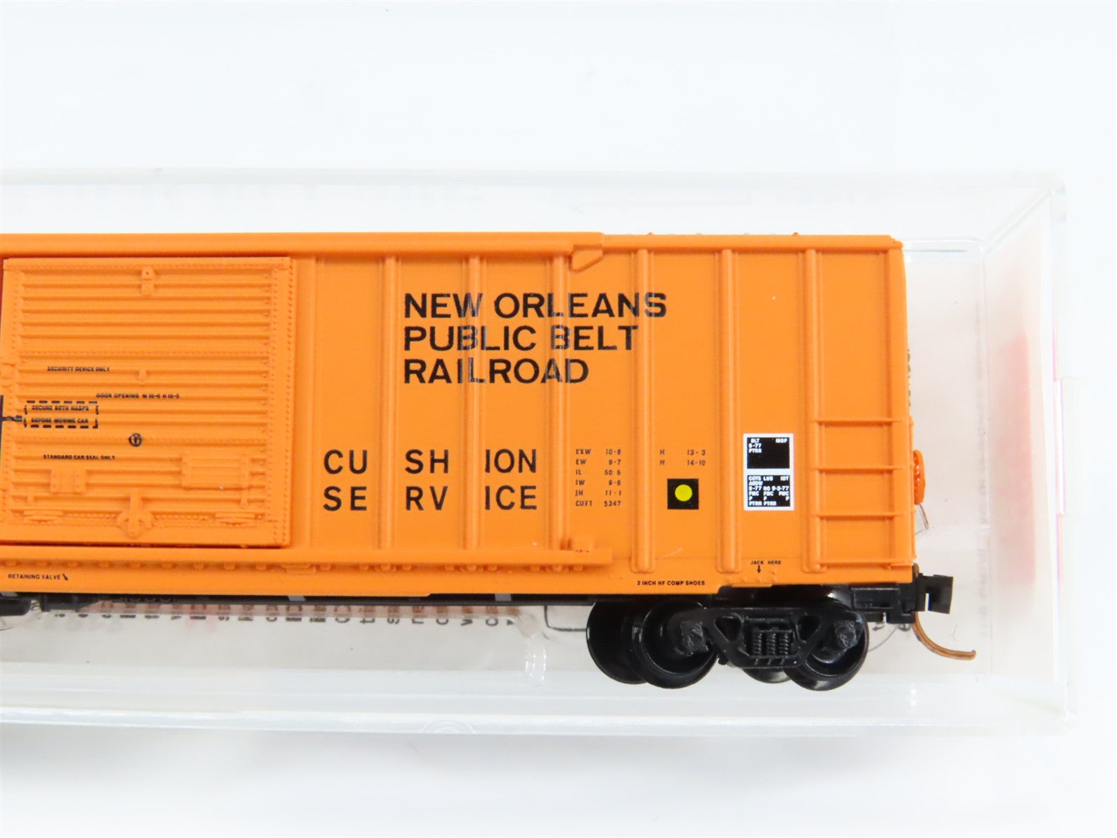 N Scale Micro-Trains MTL 25110 New Orleans Public Belt Railroad 50' Box Car RTR