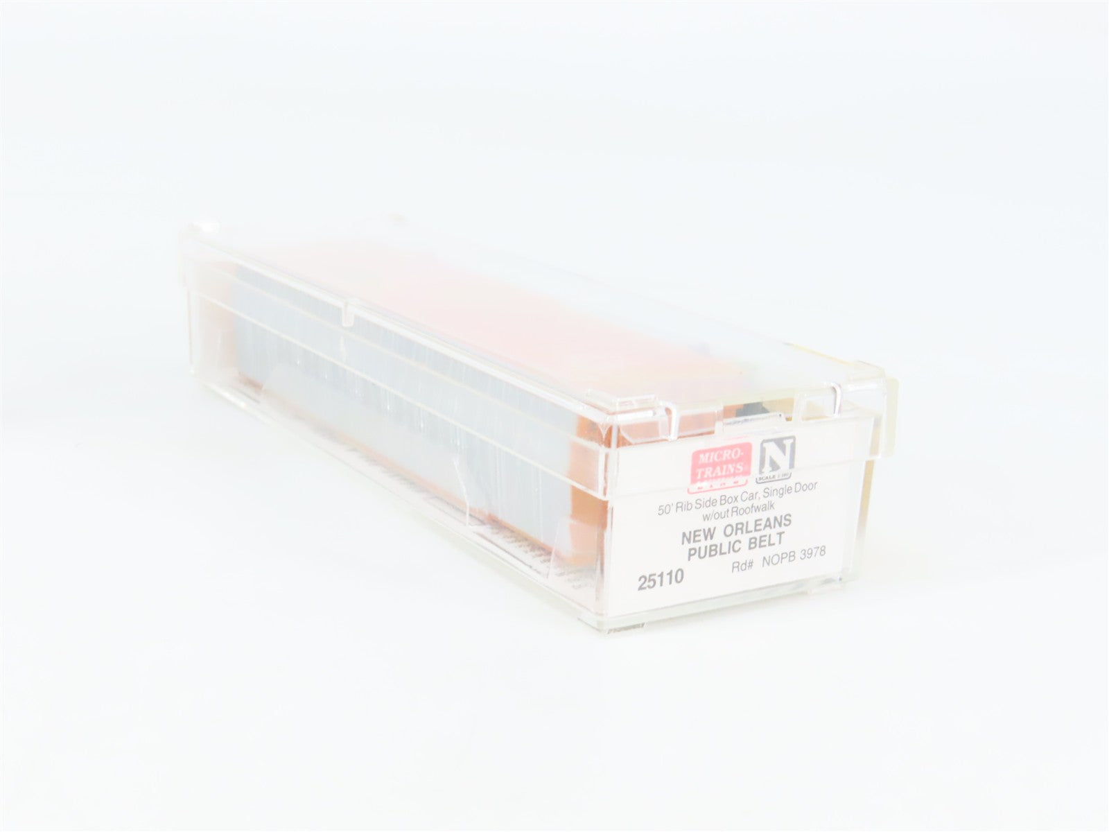 N Scale Micro-Trains MTL 25110 New Orleans Public Belt Railroad 50' Box Car RTR