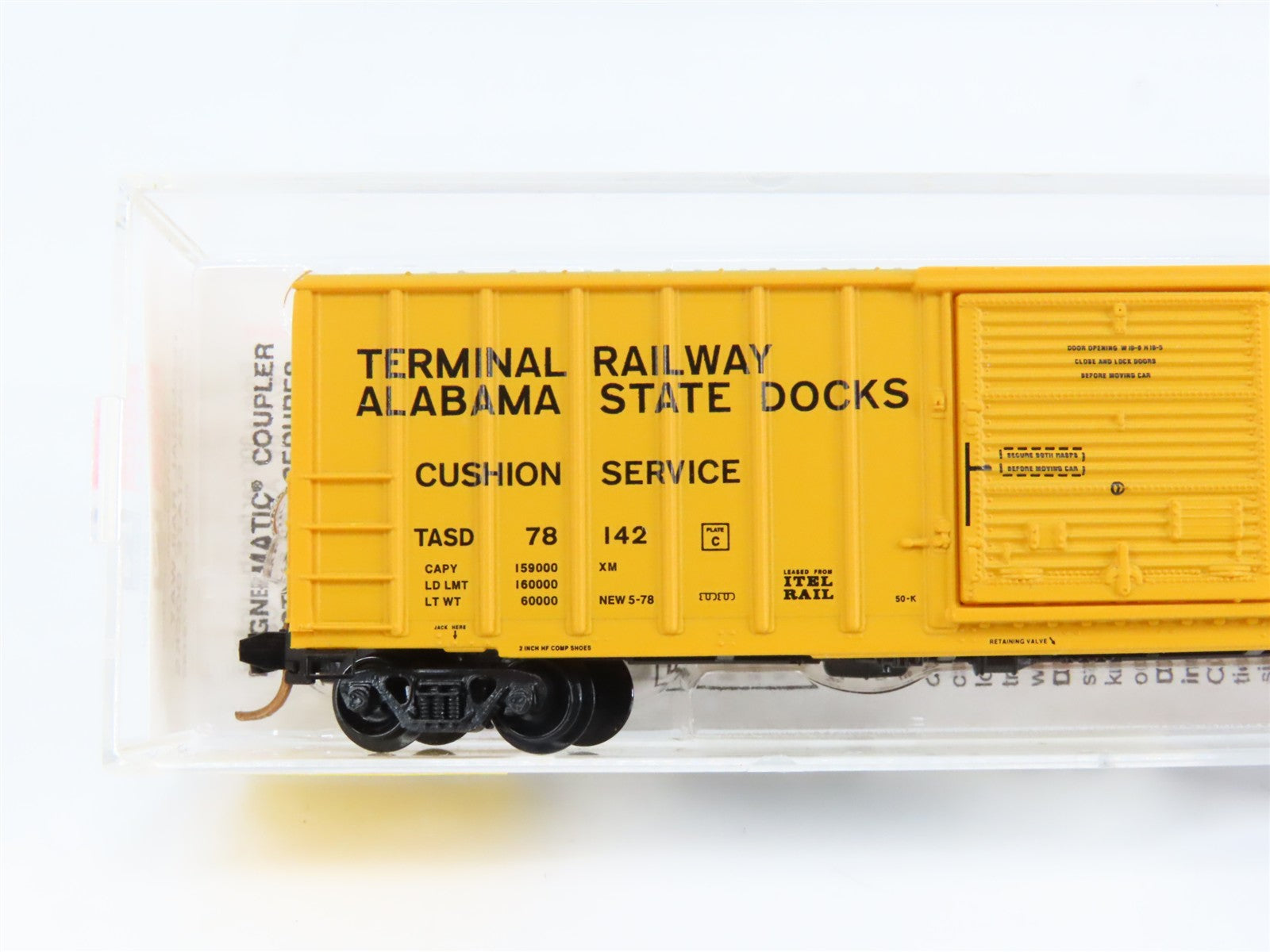 N Scale Micro-Trains MTL 25160 Terminal Railway Alabama State Docks Box Car RTR