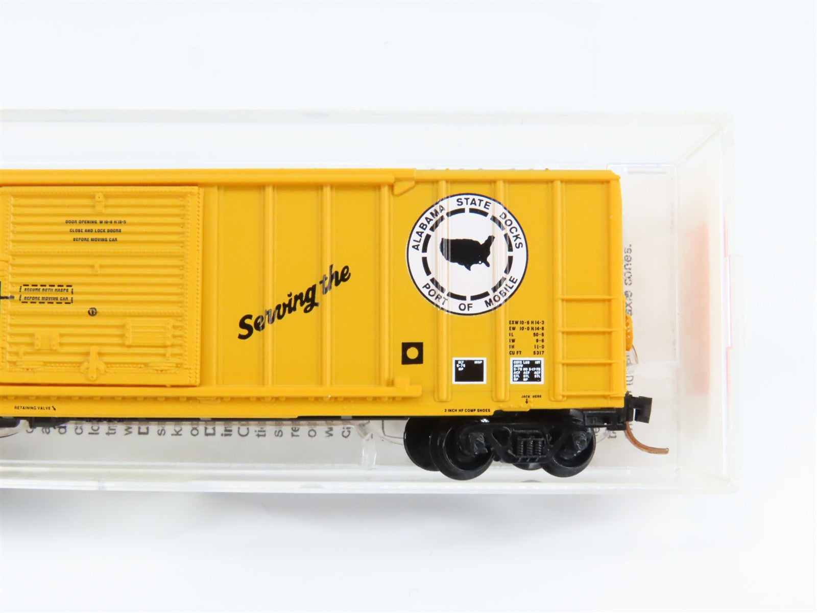 N Scale Micro-Trains MTL 25160 Terminal Railway Alabama State Docks Box Car RTR