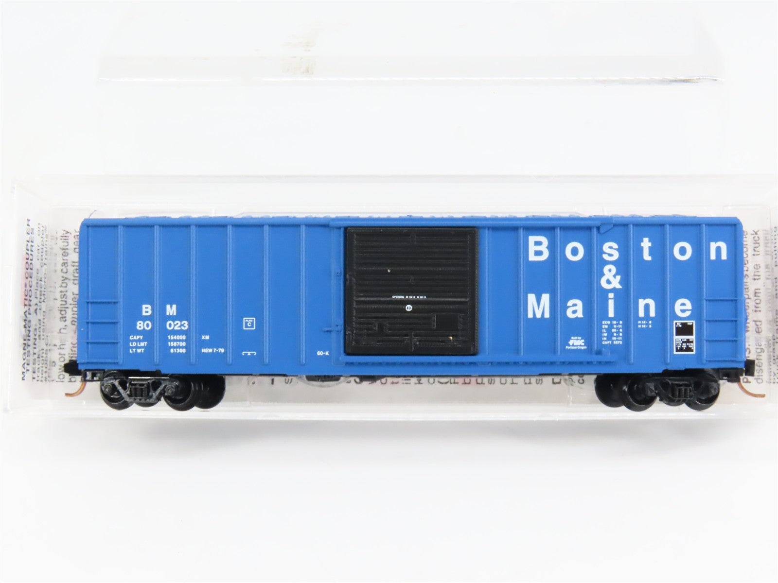 N Scale Micro-Trains MTL 25240 BM Boston & Maine 50' Box Car 80023 RTR