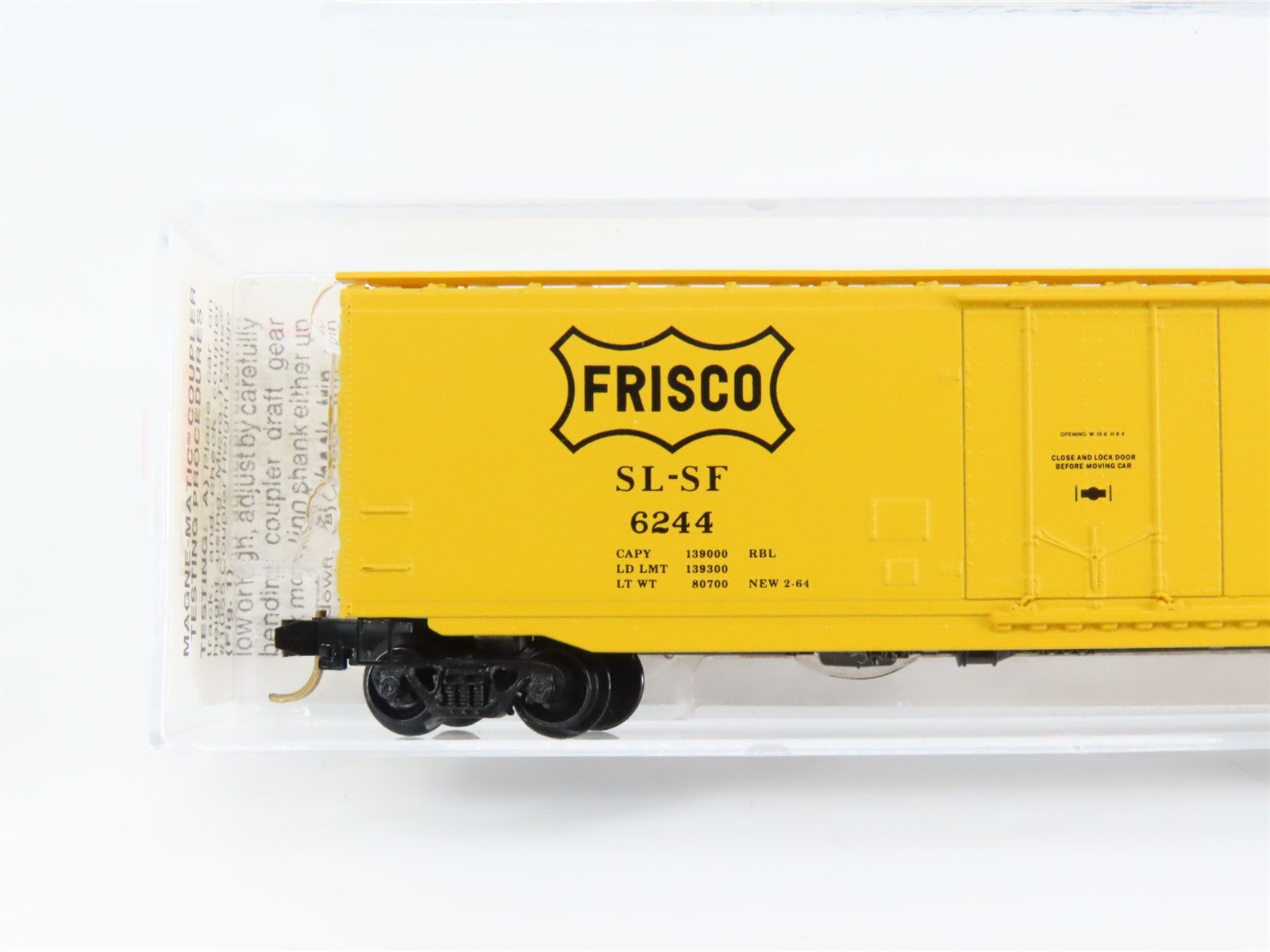 N Scale Micro-Trains MTL 25270 SL-SF St. Louis - San Francisco Box Car 6244 RTR