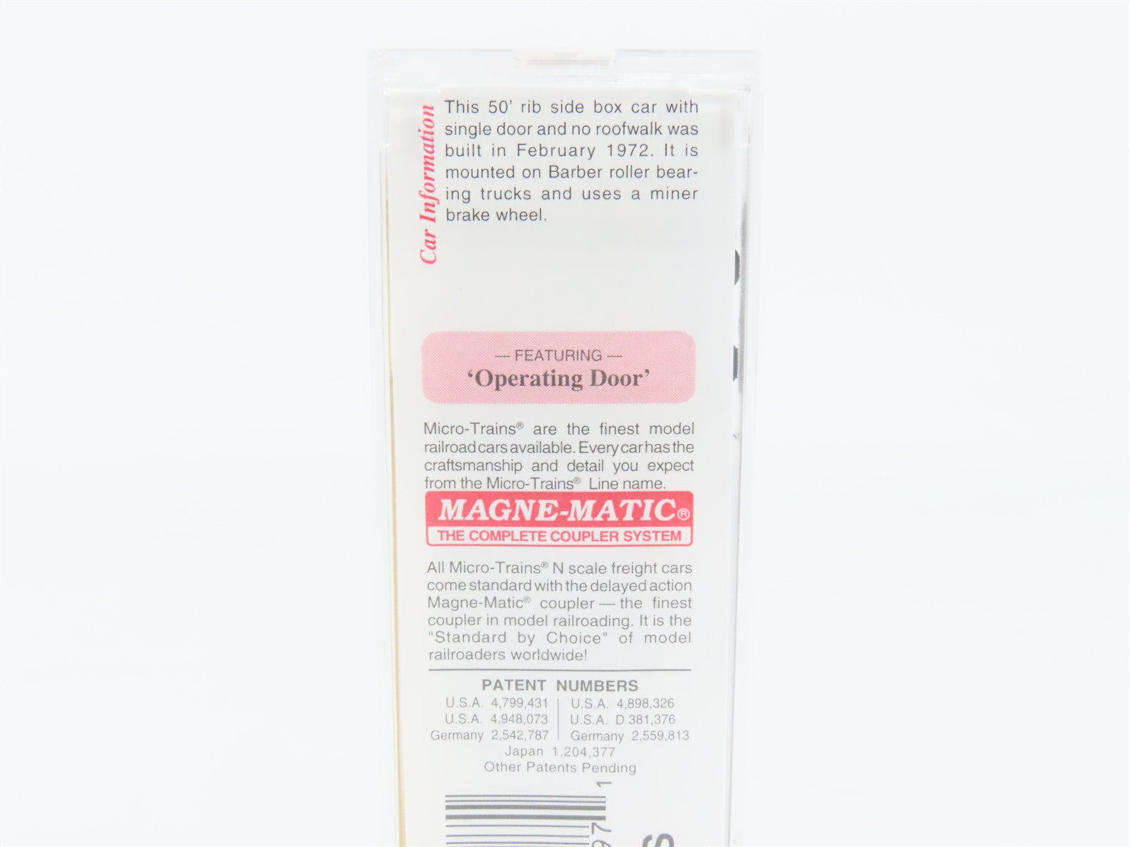 N Scale Micro-Trains MTL 25270 SL-SF St. Louis - San Francisco Box Car 6244 RTR