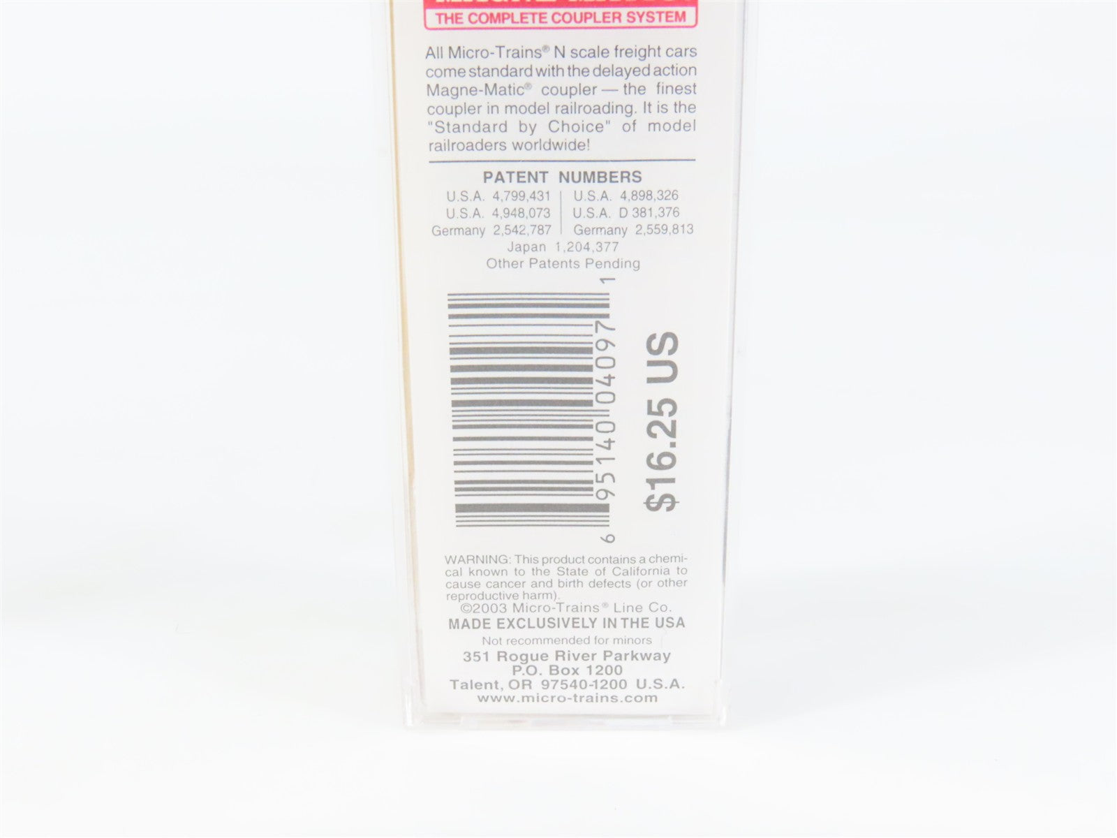 N Scale Micro-Trains MTL 25270 SL-SF St. Louis - San Francisco Box Car 6244 RTR