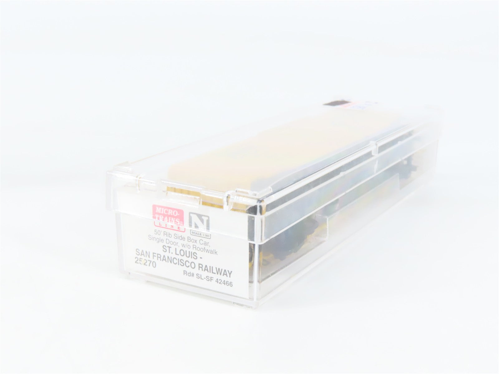 N Scale Micro-Trains MTL 25270 SL-SF St. Louis - San Francisco Box Car 6244 RTR