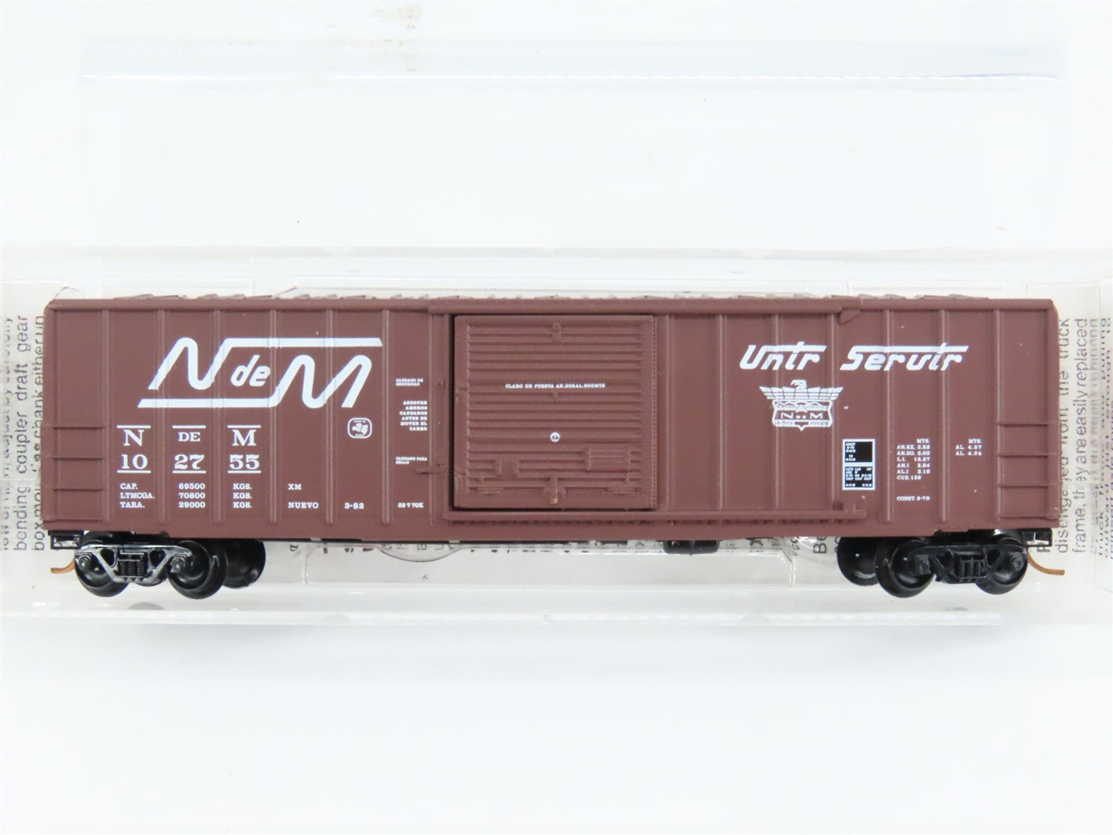 N Scale Micro-Trains MTL 25320 National Railway of Mexico 50' Box Car RTR