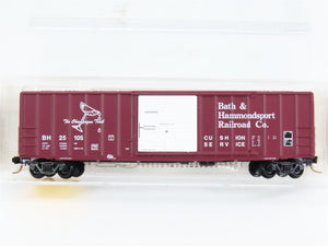 N Scale Micro-Trains MTL 25380 BH Bath & Hammondsport 50' Rib Side Box Car RTR