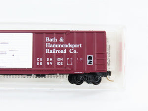 N Scale Micro-Trains MTL 25380 BH Bath & Hammondsport 50' Rib Side Box Car RTR