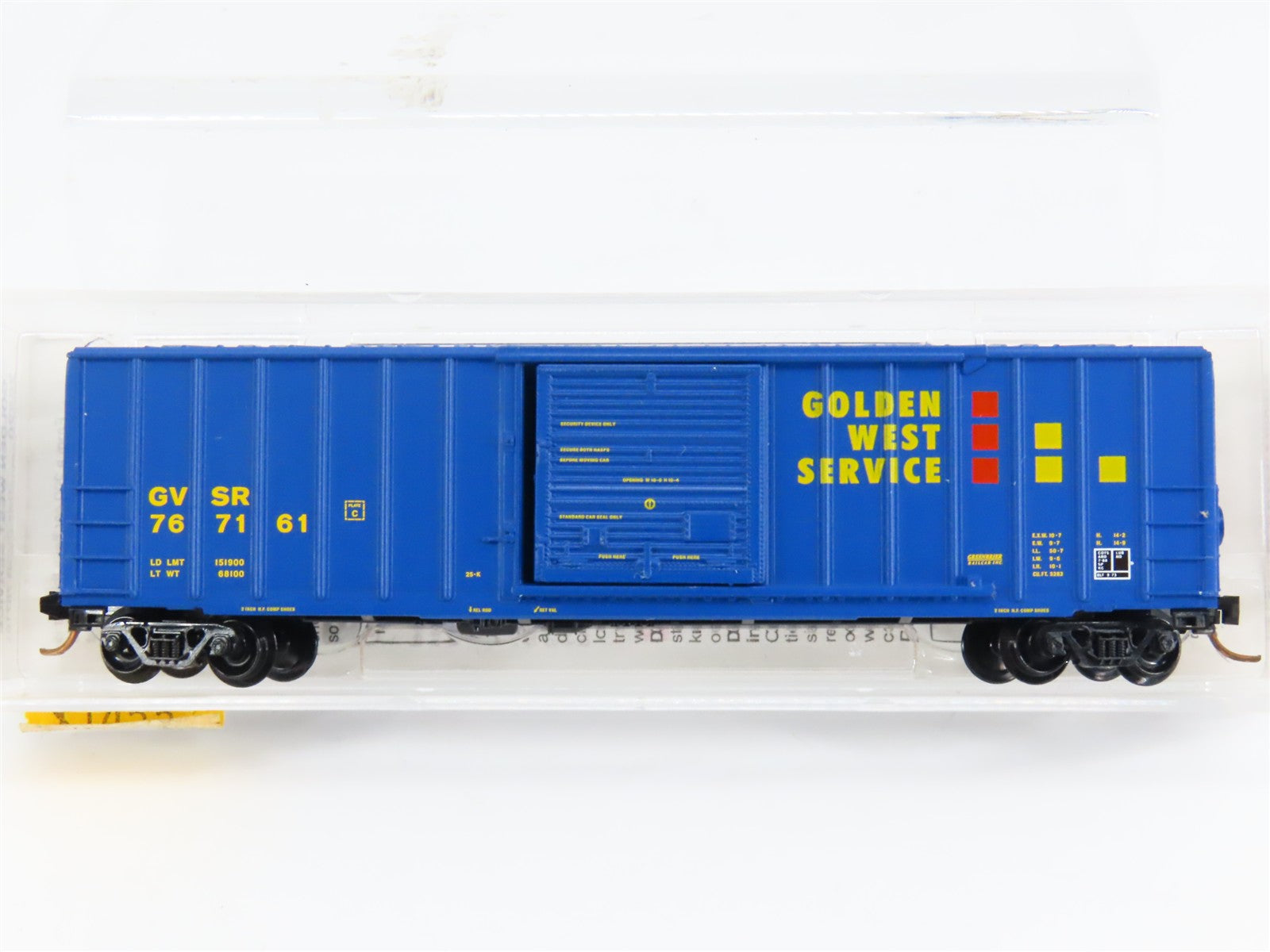 N Scale Micro-Trains MTL 25520 GVSR Golden West Service 50' Box Car 767161 RTR