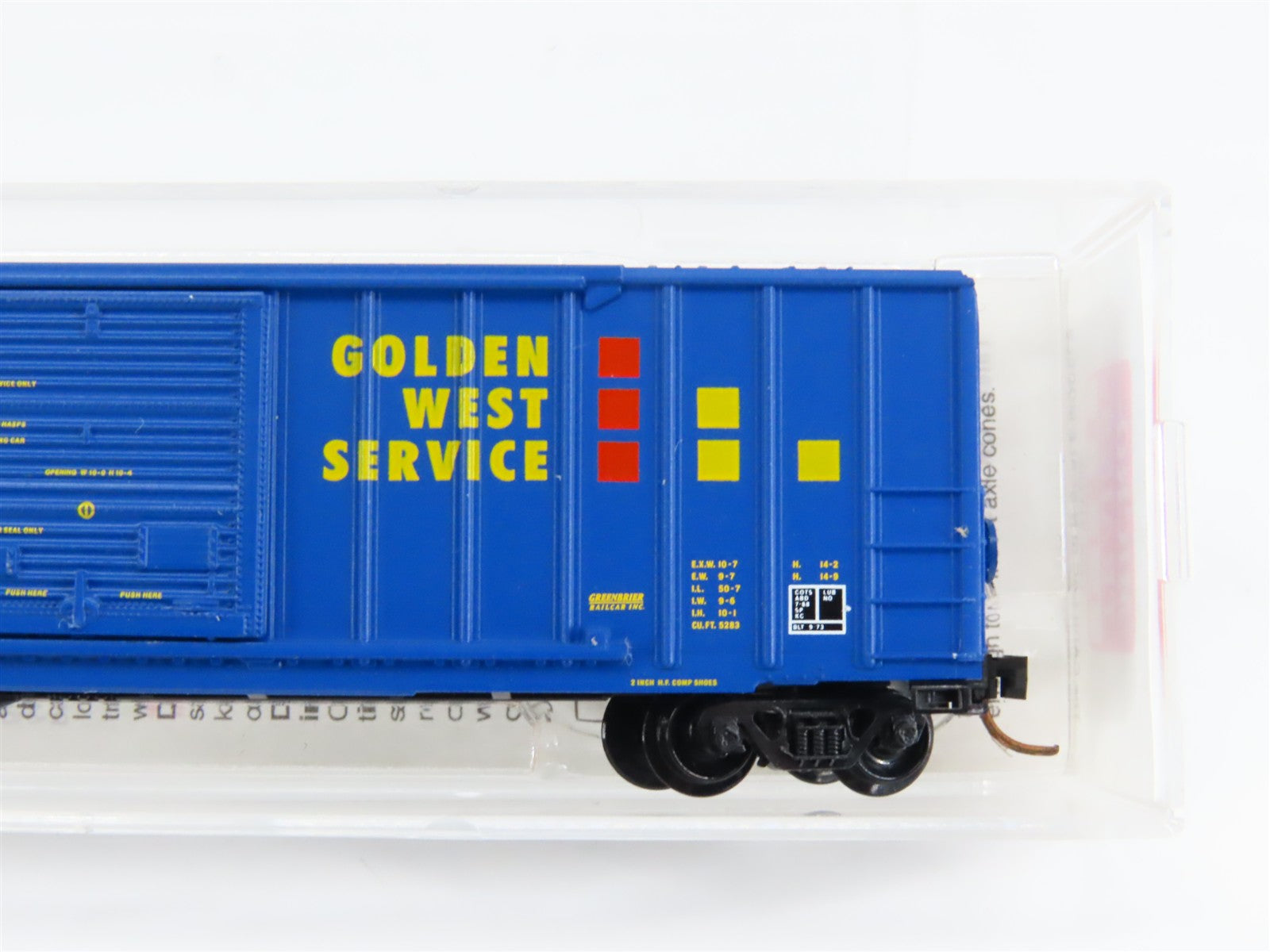 N Scale Micro-Trains MTL 25520 GVSR Golden West Service 50' Box Car 767161 RTR
