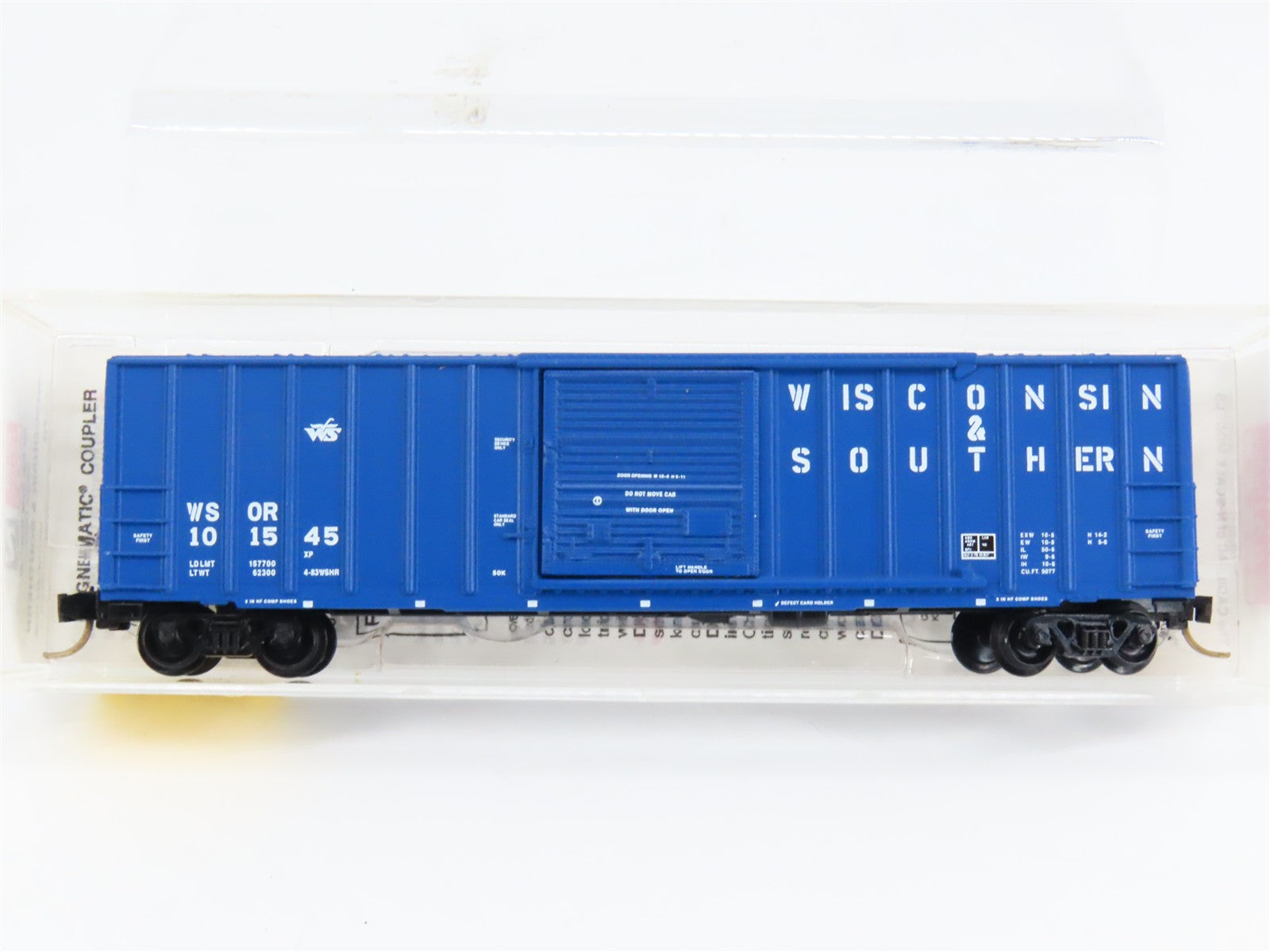 N Scale Micro-Trains MTL 25570 WSOR Wisconsin & Southern 50' Box Car 101545 RTR