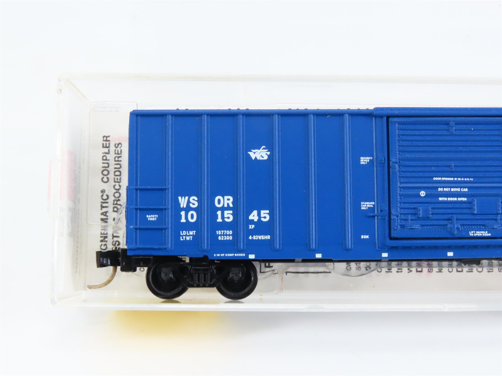 N Scale Micro-Trains MTL 25570 WSOR Wisconsin & Southern 50' Box Car 101545 RTR