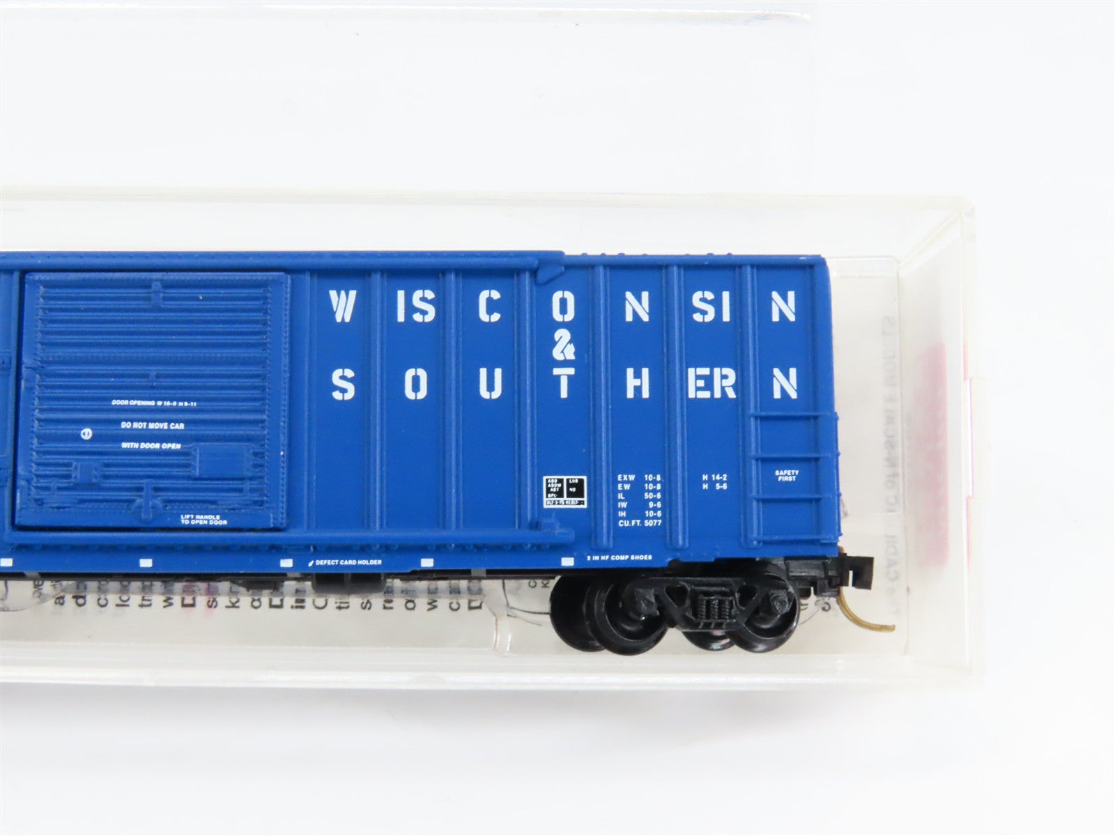 N Scale Micro-Trains MTL 25570 WSOR Wisconsin & Southern 50' Box Car 101545 RTR