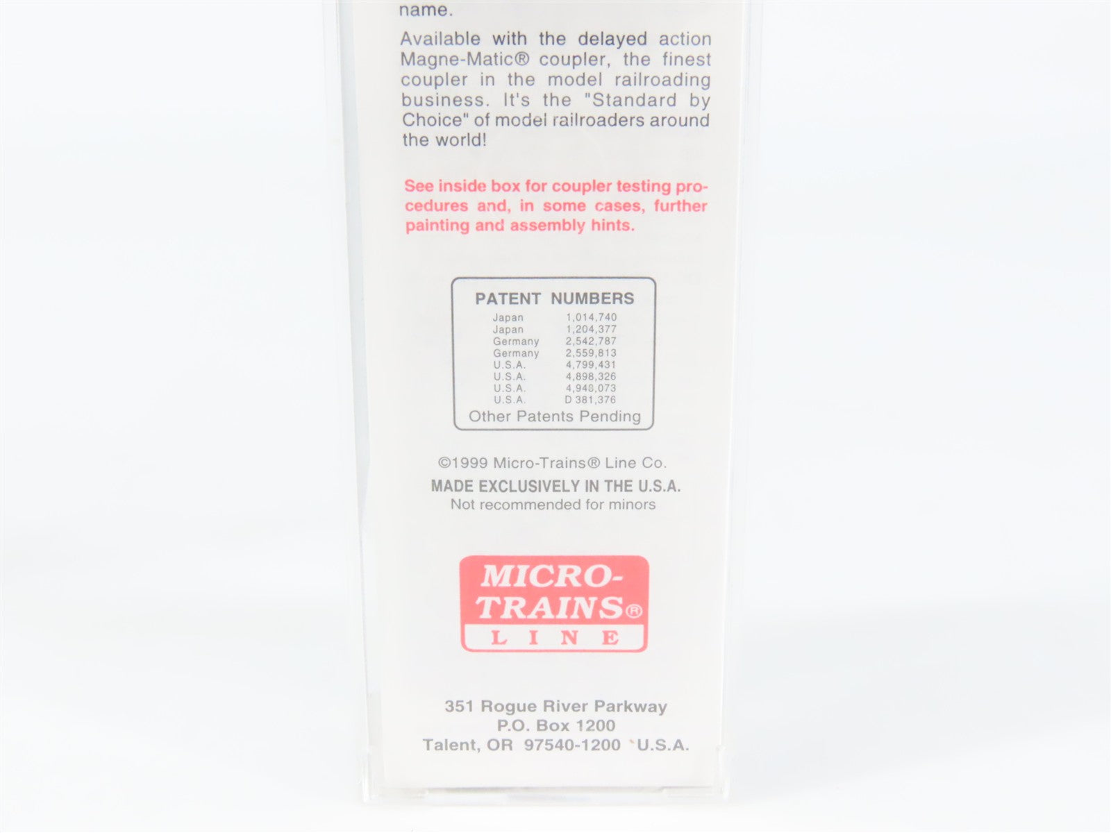 N Scale Micro-Trains MTL 25590 ADN Ashley Drew & Northern 50' Box Car 9755 RTR