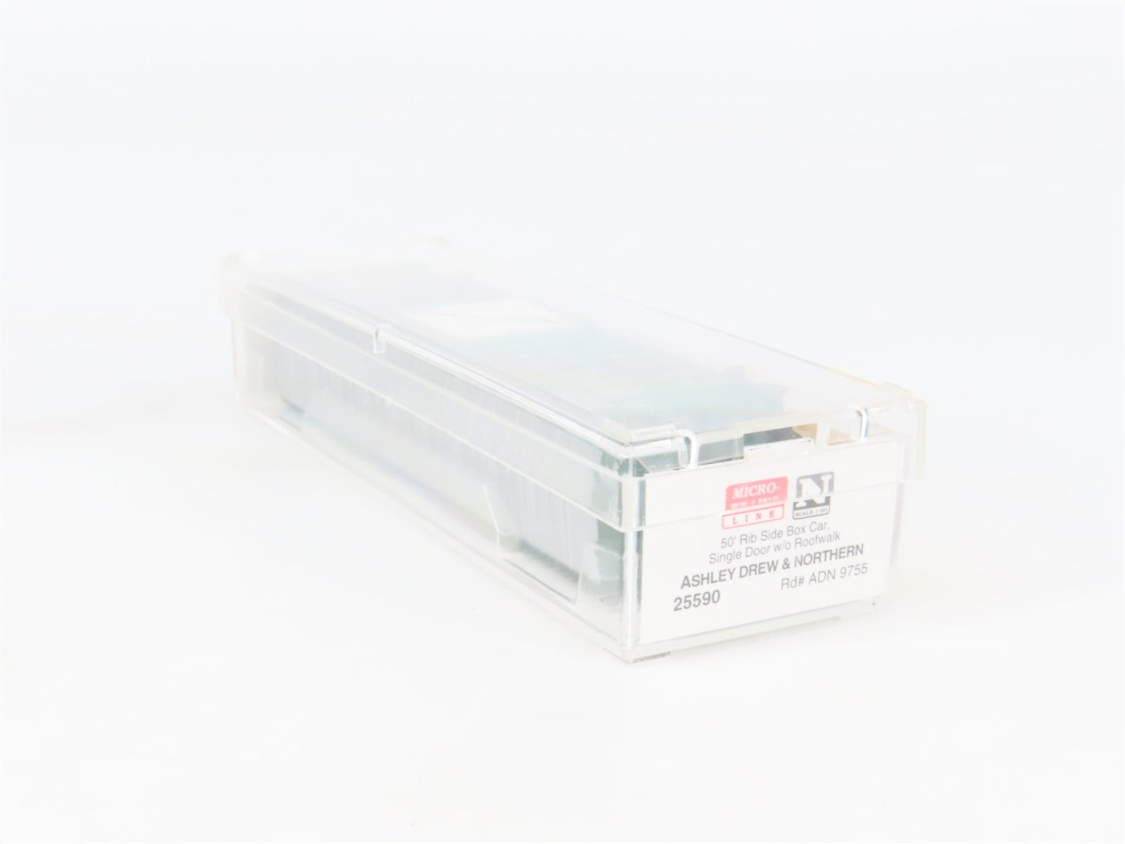 N Scale Micro-Trains MTL 25590 ADN Ashley Drew & Northern 50' Box Car 9755 RTR