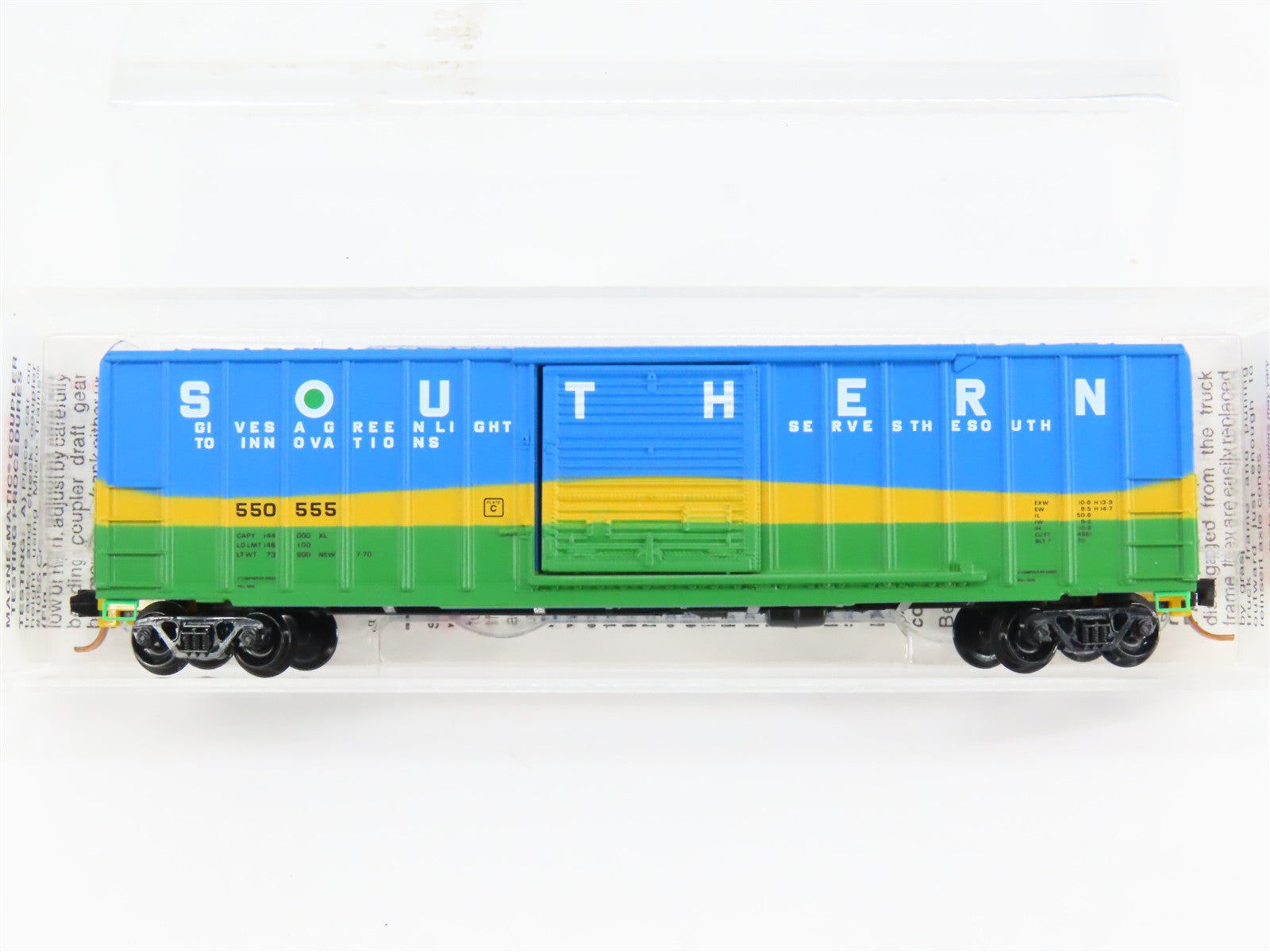 N Scale Micro-Trains MTL 25610 SOU Southern Railway 50' Box Car 550555 RTR