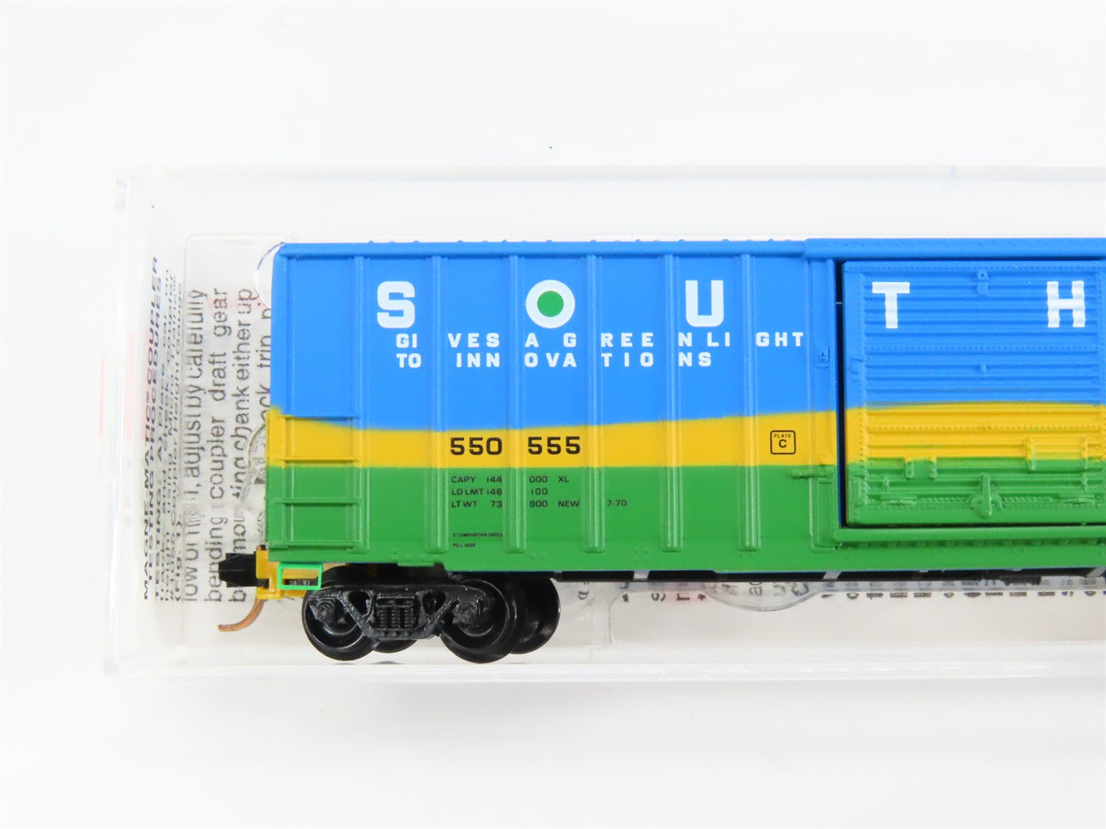 N Scale Micro-Trains MTL 25610 SOU Southern Railway 50' Box Car 550555 RTR