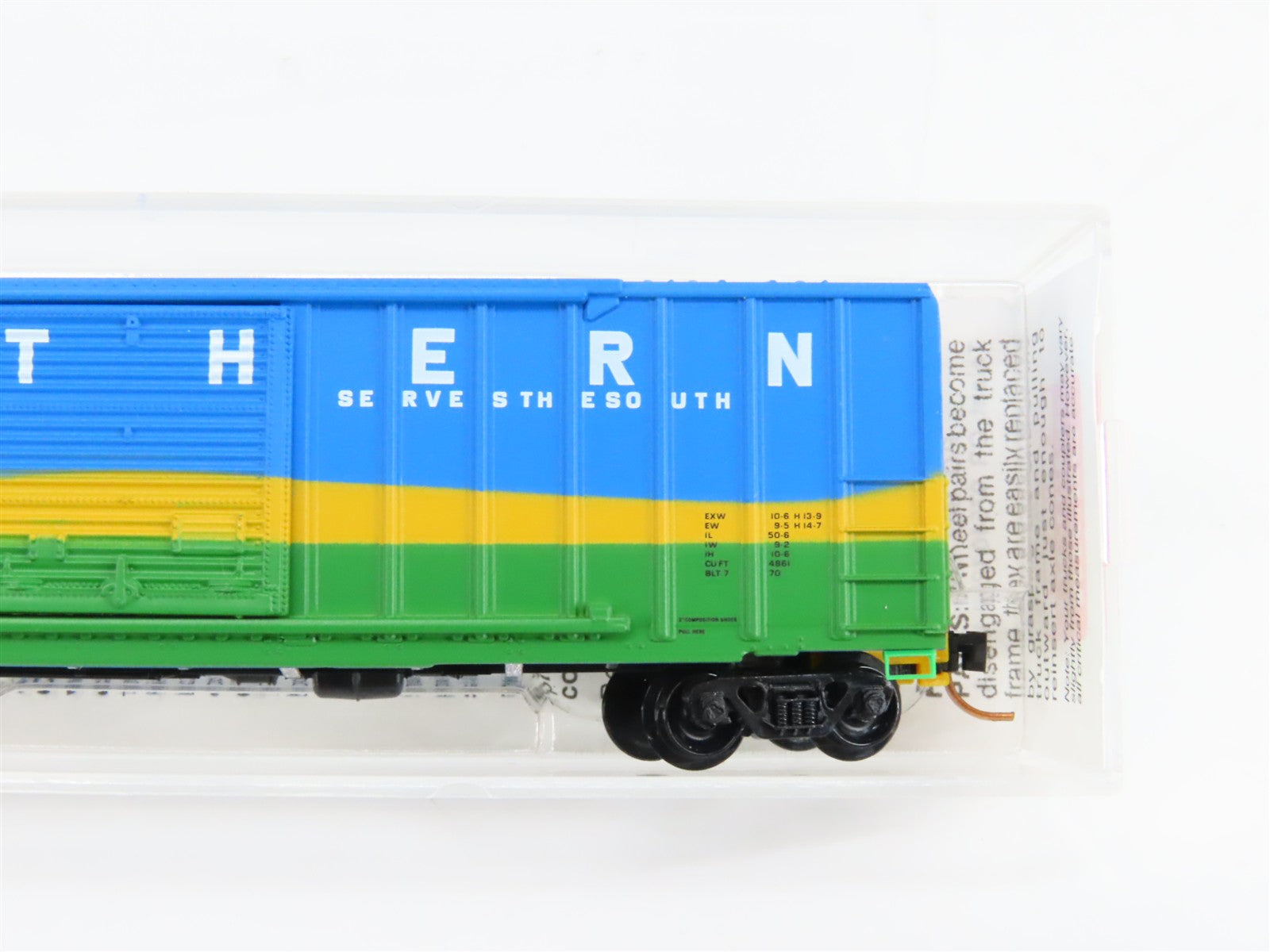 N Scale Micro-Trains MTL 25610 SOU Southern Railway 50' Box Car 550555 RTR