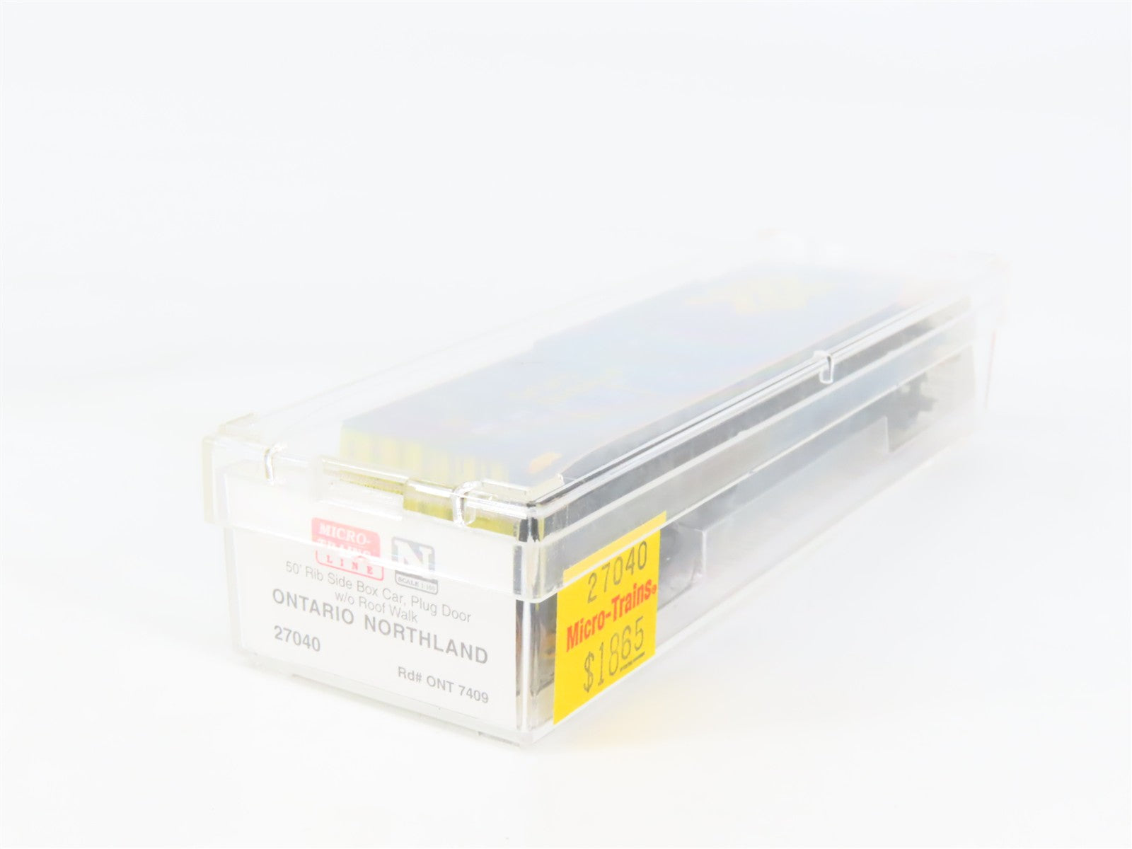 N Scale Micro-Trains MTL 27040 ONT Ontario Northland 50' Box Car 7409 RTR