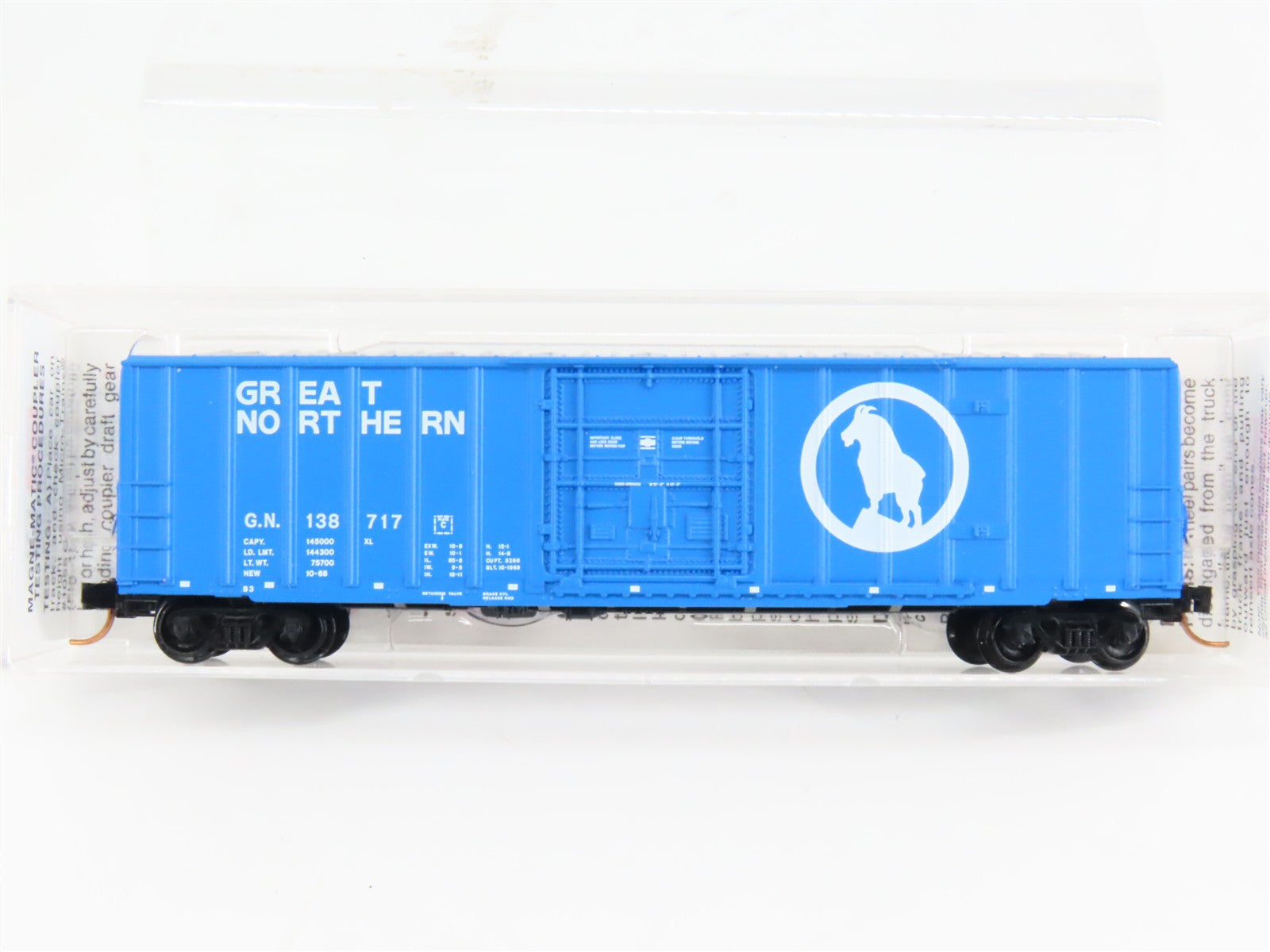 N Scale Micro-Trains MTL 27070 GN Great Northern 50' Box Car 138717 RTR