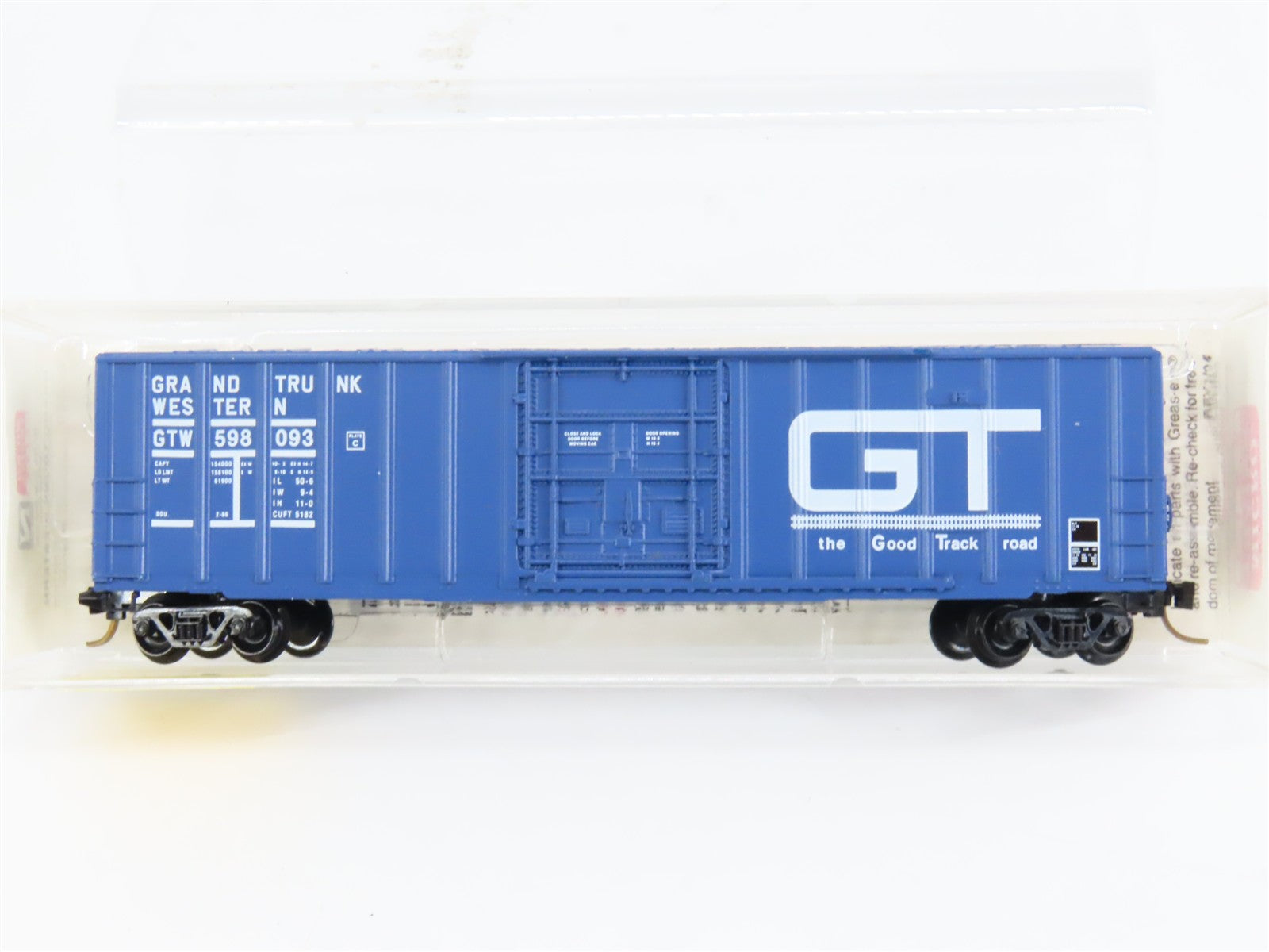 N Scale Micro-Trains MTL 27220 GTW Grand Trunk Western Box Car 598093 RTR