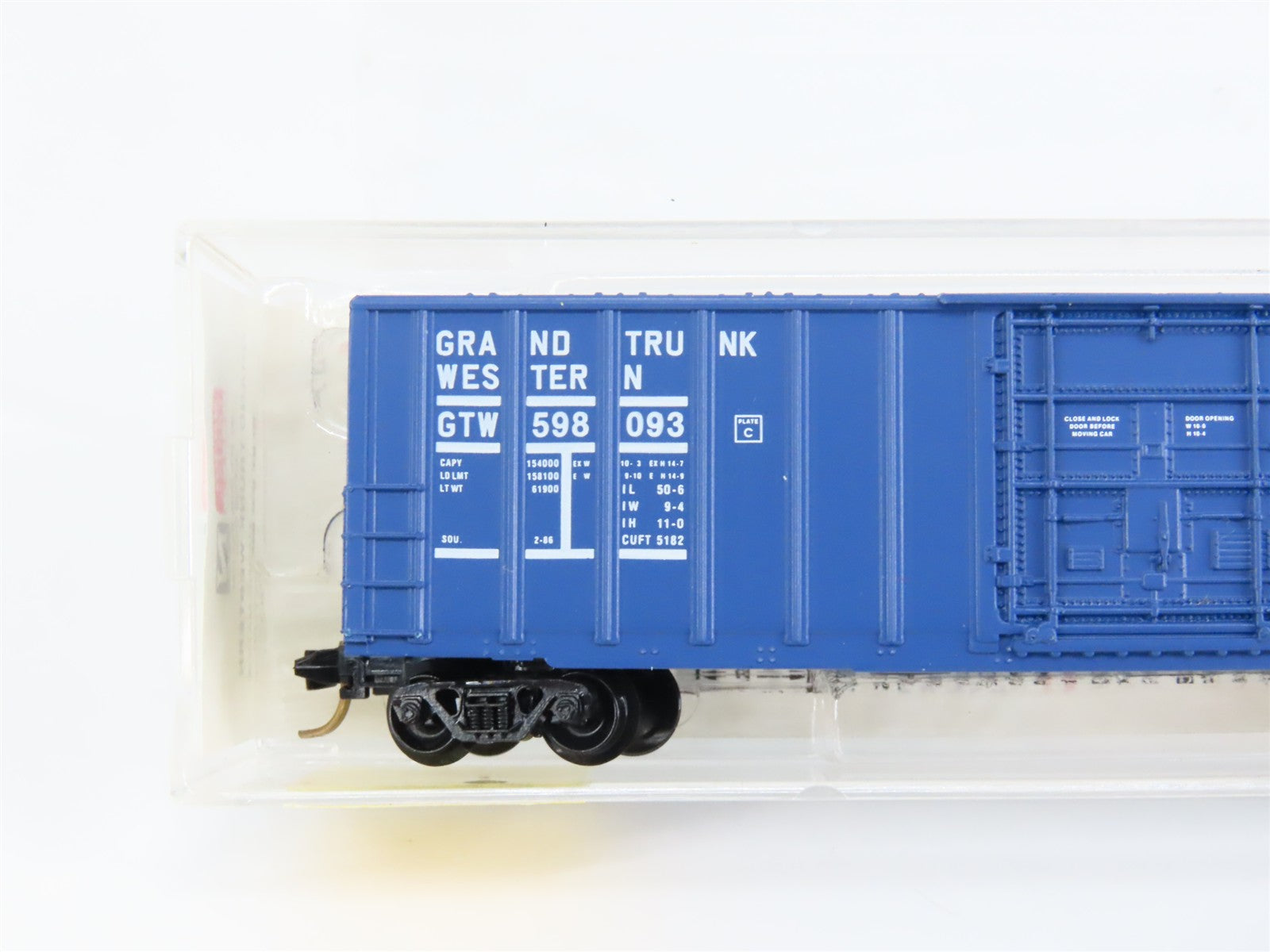 N Scale Micro-Trains MTL 27220 GTW Grand Trunk Western Box Car 598093 RTR