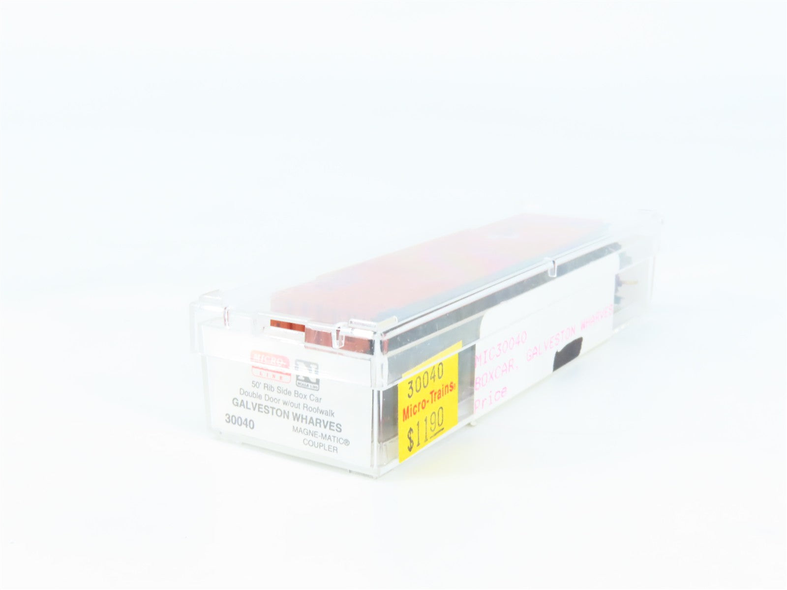 N Scale Micro-Trains MTL 30040 GWF Galveston Wharves 50' Box Car 1063 RTR