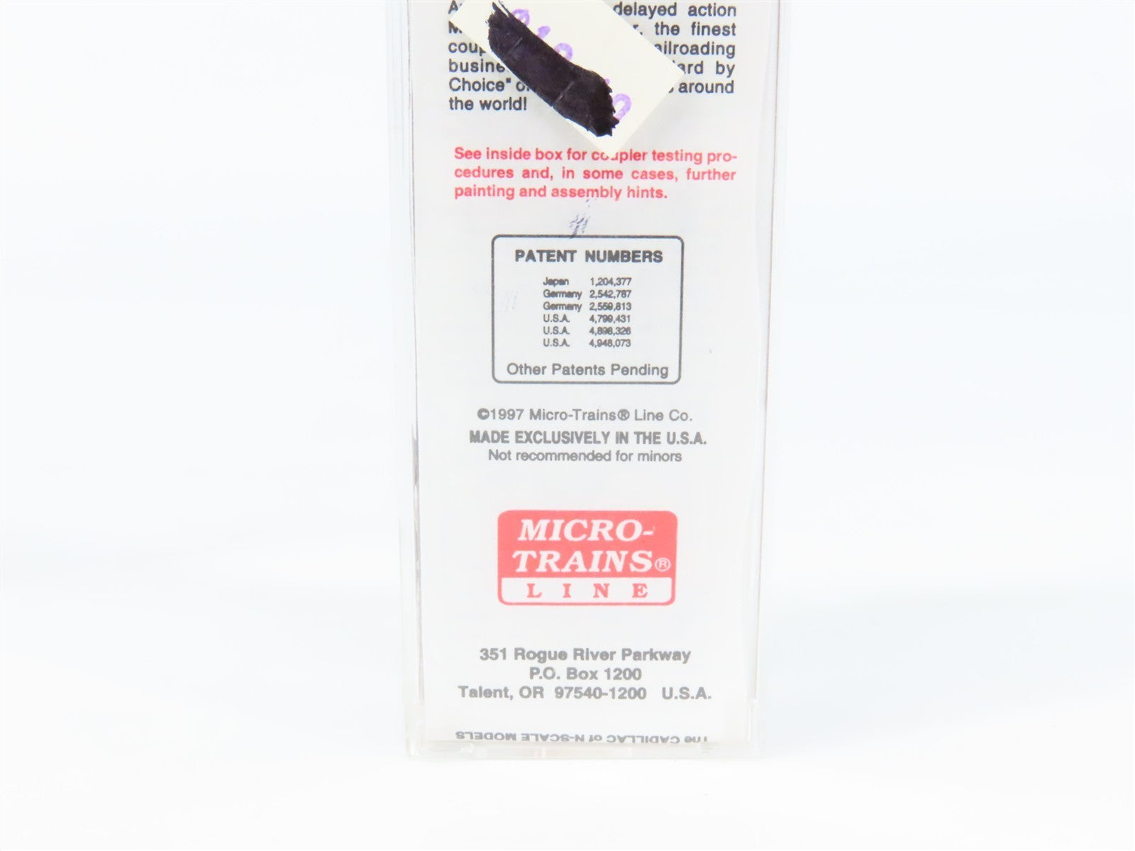 N Micro-Trains MTL UP Union Pacific 50' Plug & Sliding Door Box Car #163080