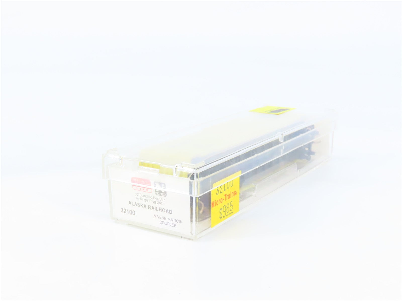 N Scale Micro-Trains MTL 32100 ARR Alaska Railroad 50' Plug Door Box Car RTR
