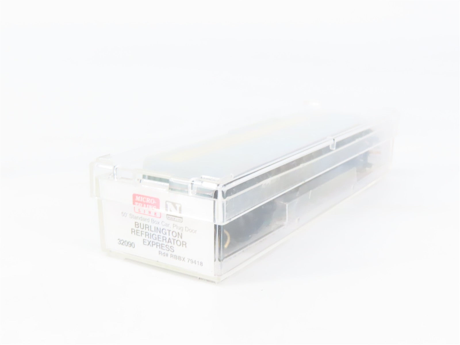 N Scale Micro-Trains MTL 32090 Burlington Refrigerator Express 50' Box Car RTR