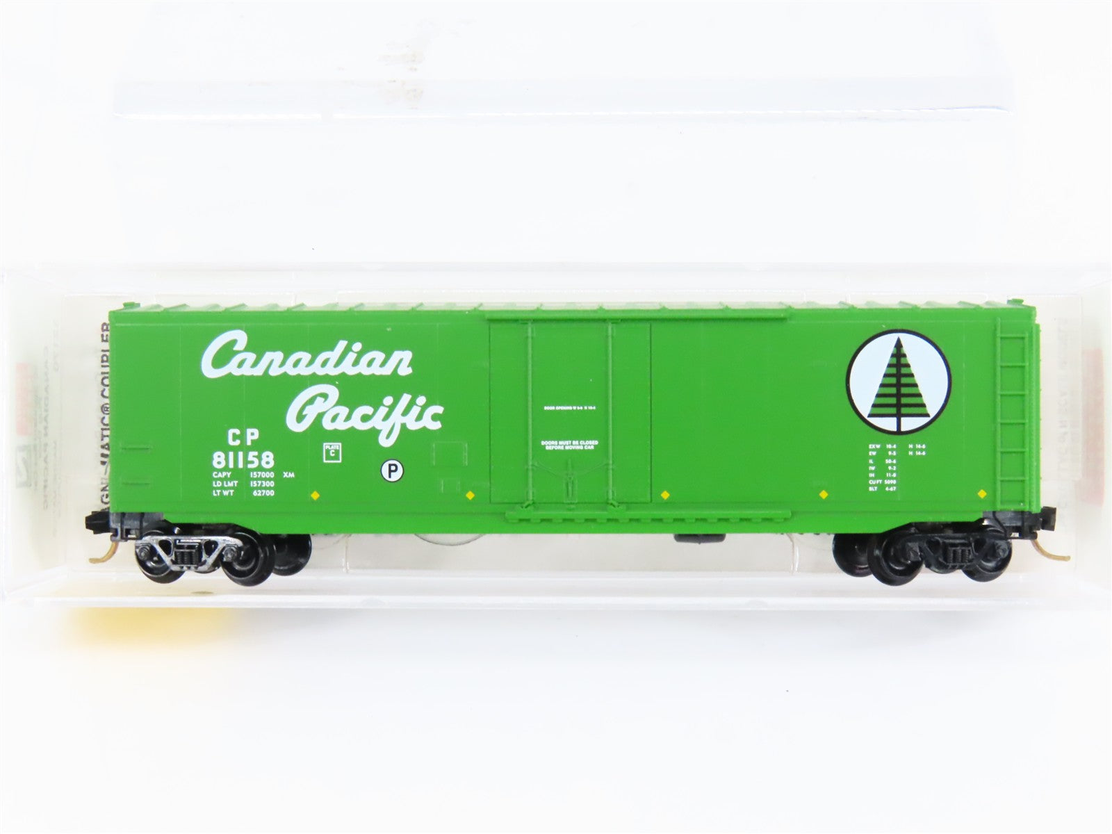 N Scale Micro-Trains MTL 32170 CP Canadian Pacific 50' Box Car 81158 RTR