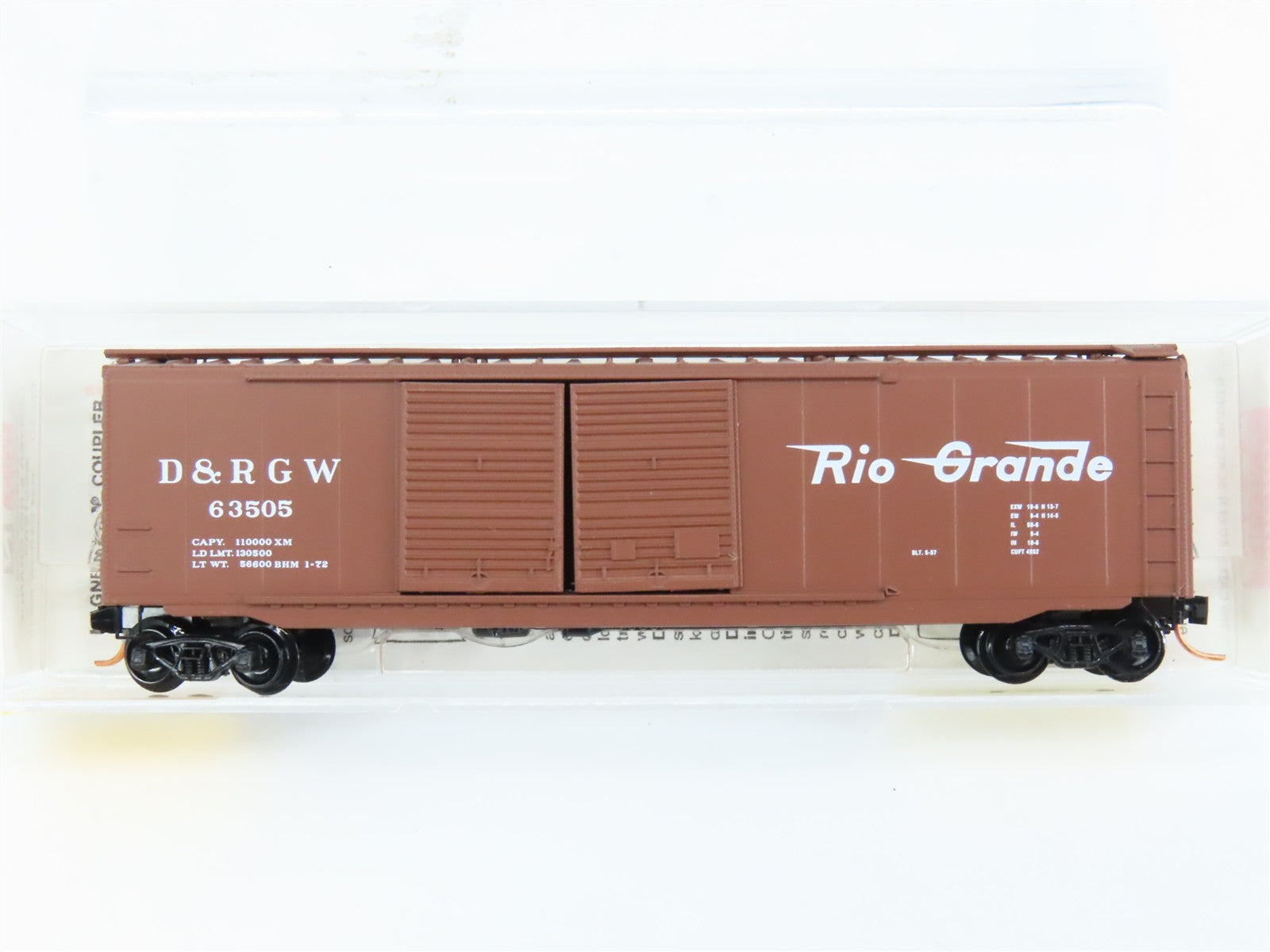 N Scale Micro-Trains MTL 32220 D&RGW Denver & Rio Grande Western 50' Box Car RTR