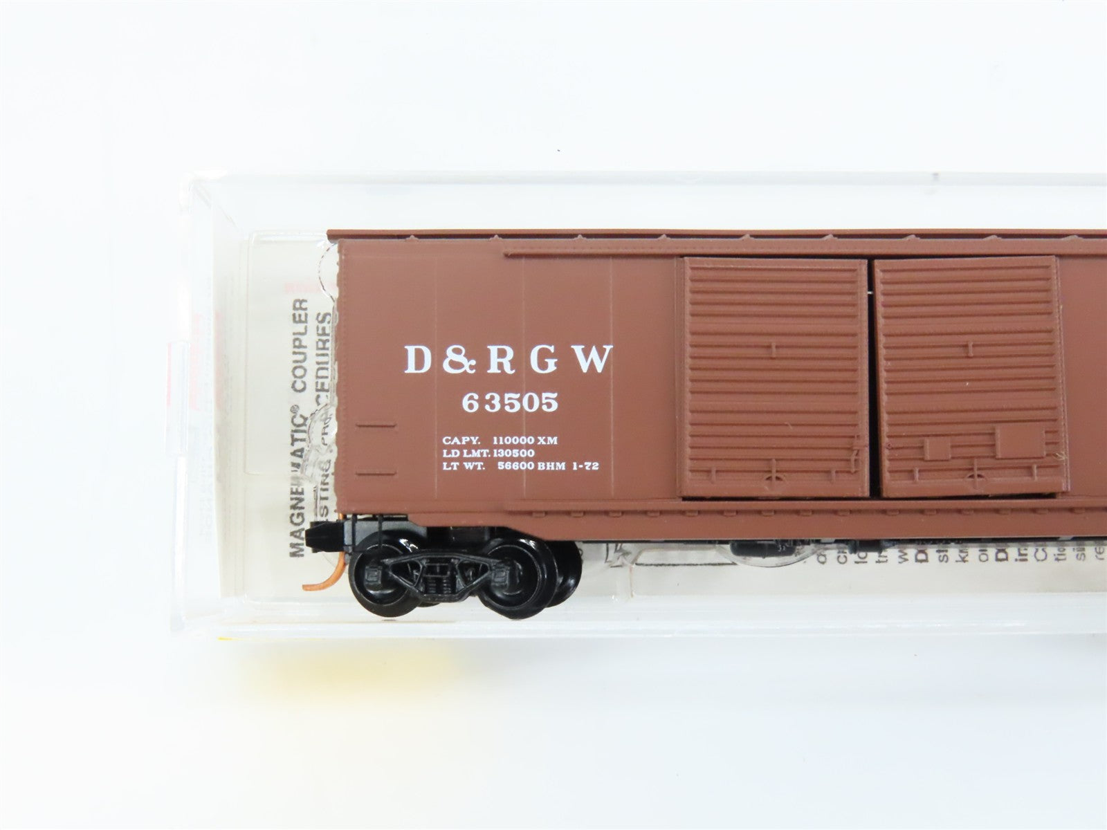 N Scale Micro-Trains MTL 32220 D&RGW Denver & Rio Grande Western 50' Box Car RTR